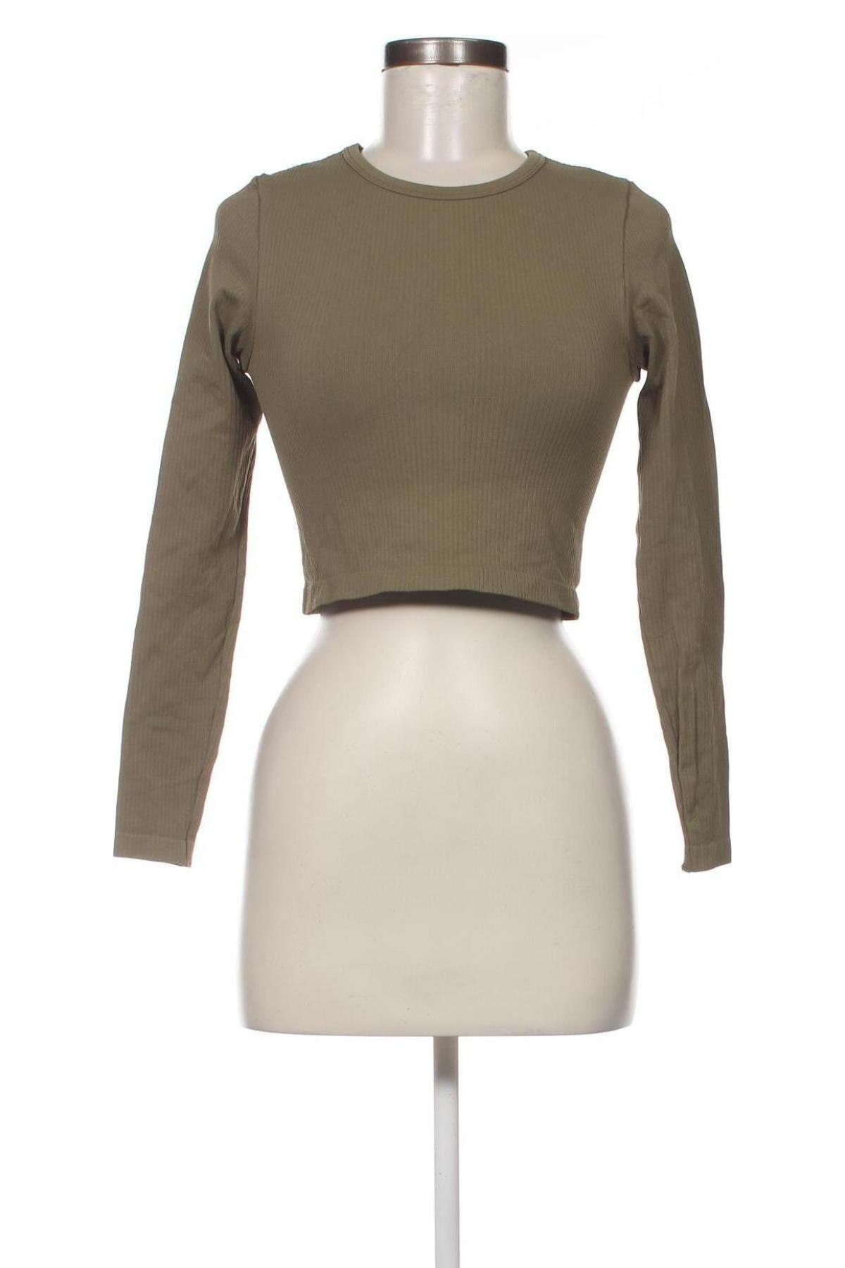 Дамска блуза H&M Sport, Размер M, Цвят Зелен, Цена 23,00 лв.