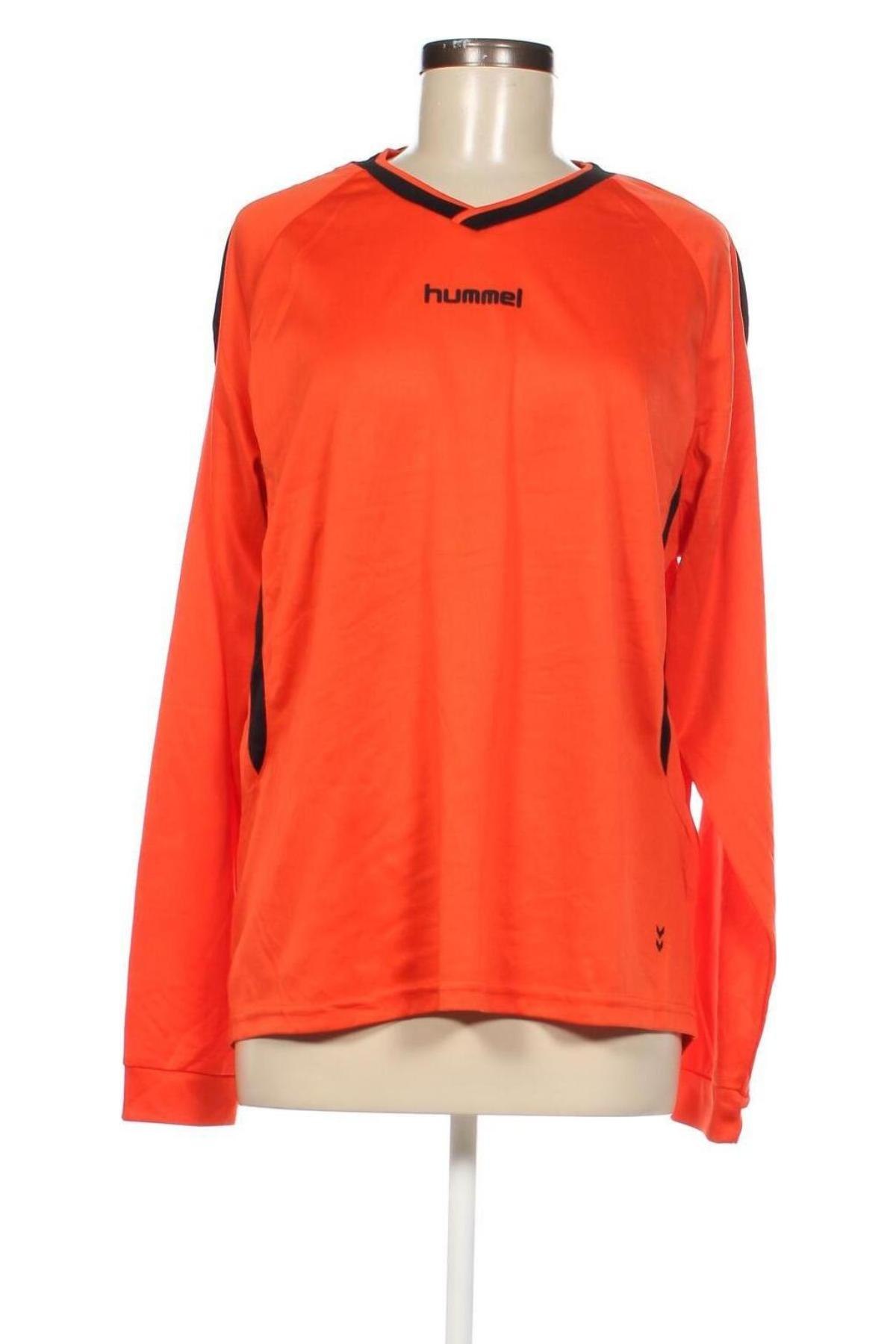 Γυναικεία μπλούζα Hummel, Μέγεθος L, Χρώμα Πορτοκαλί, Τιμή 11,13 €