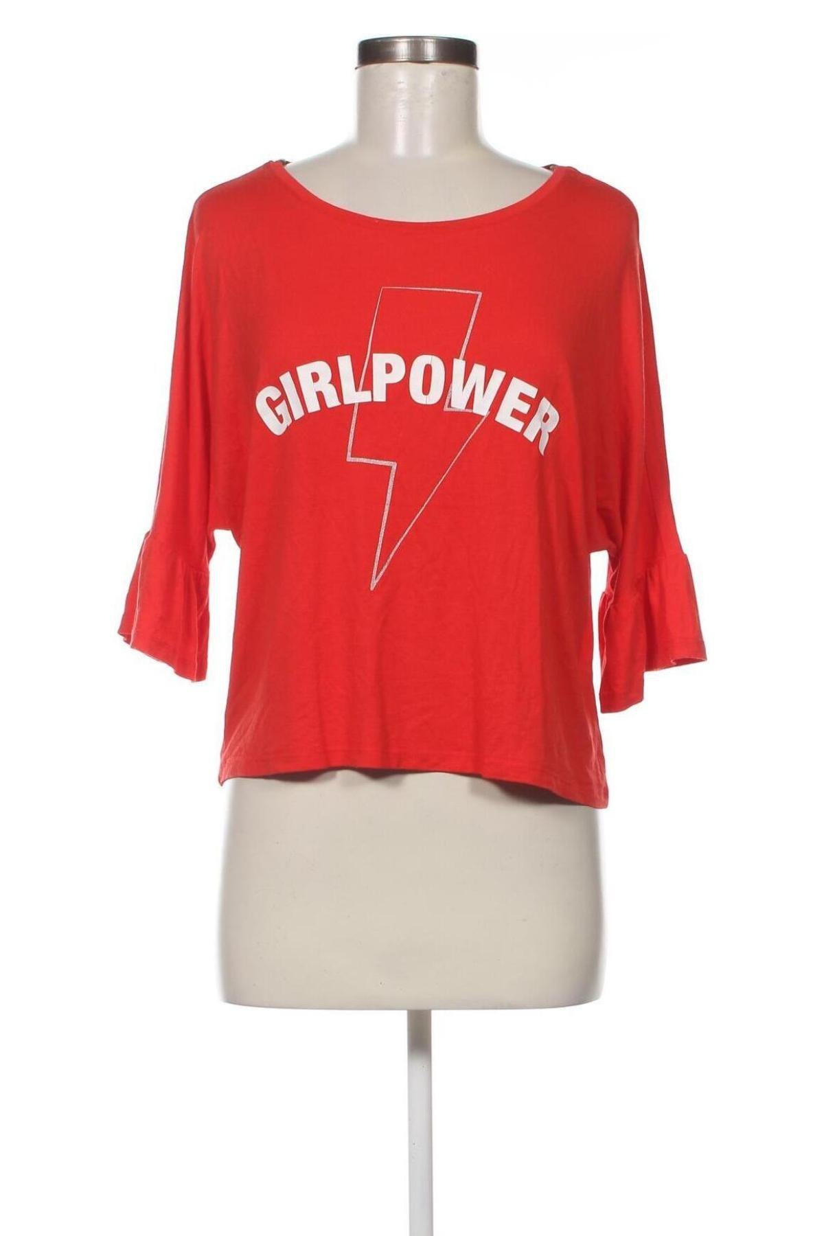 Γυναικεία μπλούζα Jbc, Μέγεθος S, Χρώμα Κόκκινο, Τιμή 3,29 €
