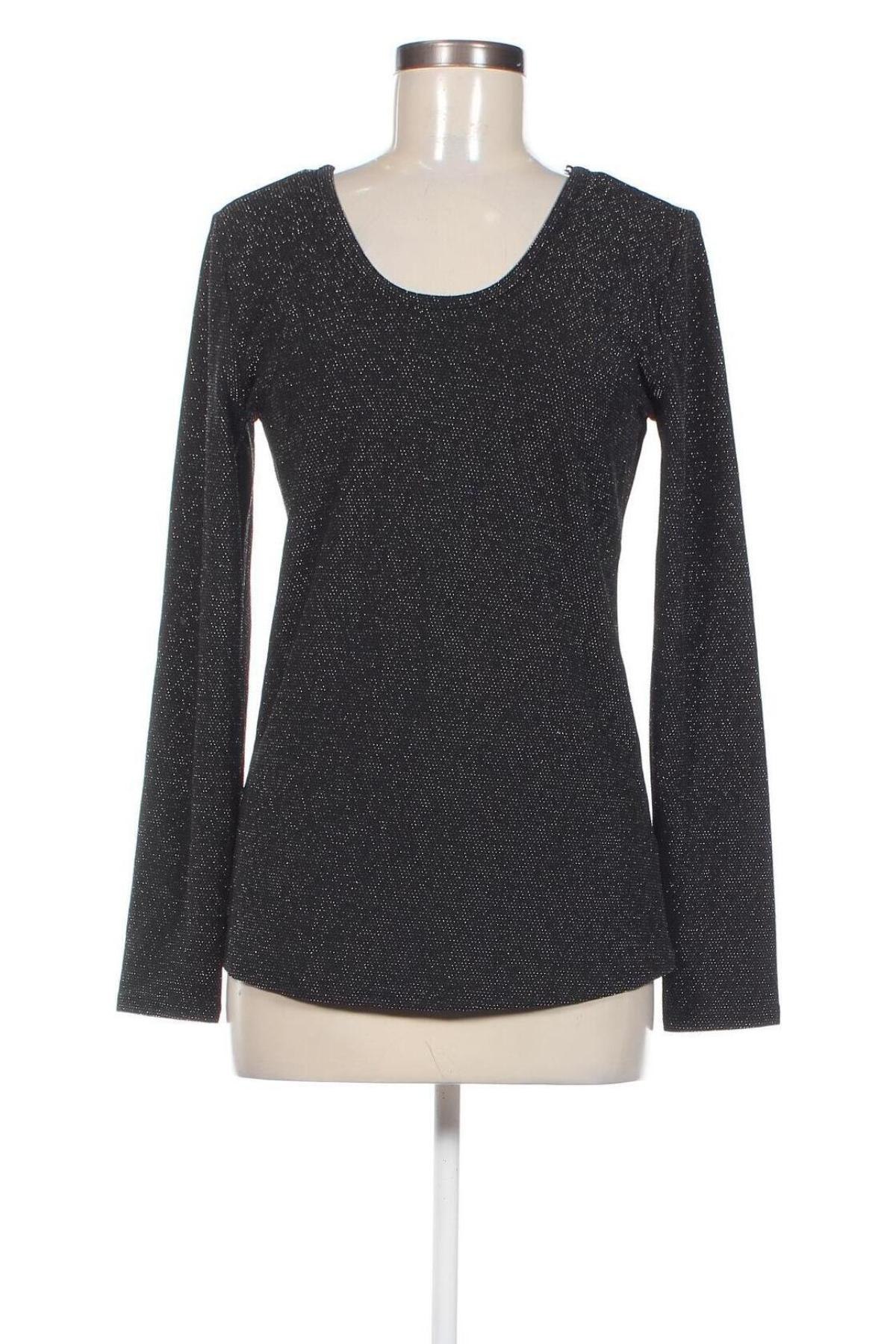 Дамска блуза Laura Torelli, Размер M, Цвят Черен, Цена 4,94 лв.