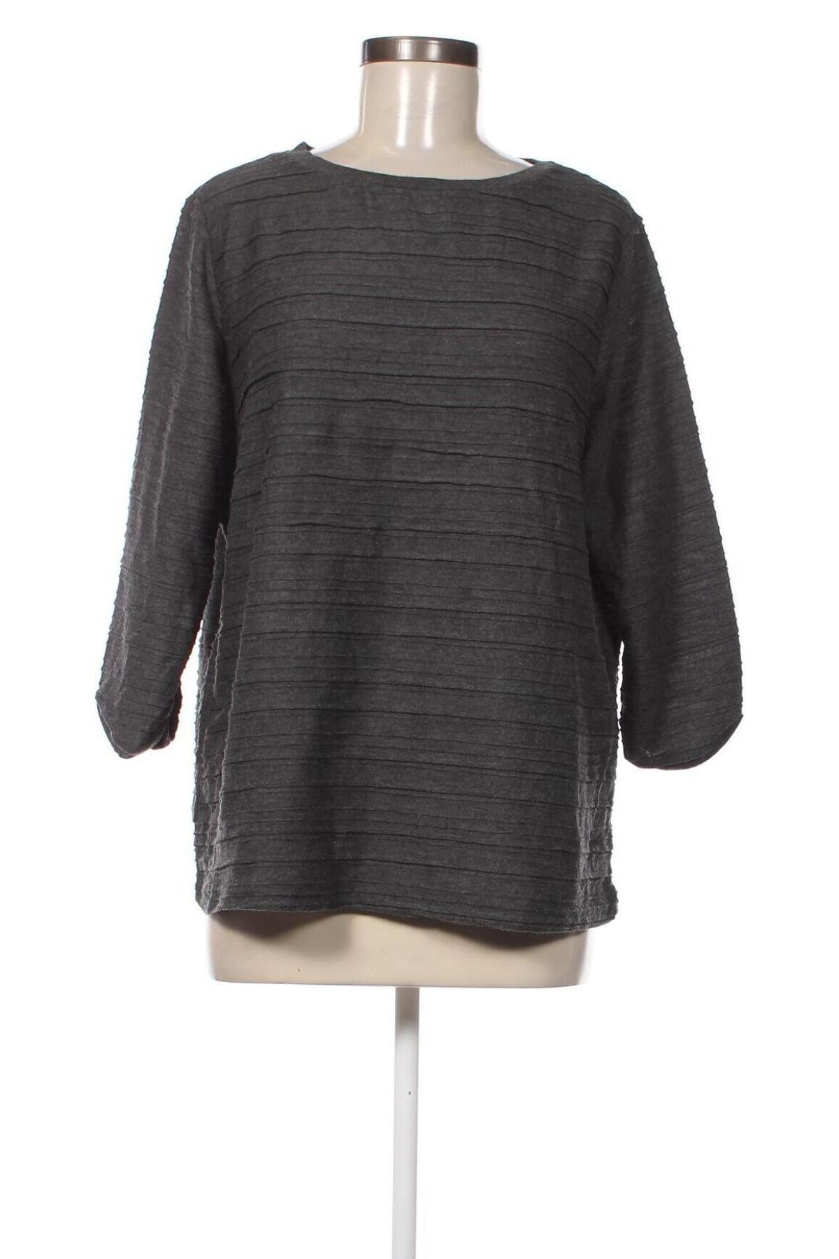 Γυναικεία μπλούζα Laura Torelli, Μέγεθος L, Χρώμα Γκρί, Τιμή 2,59 €