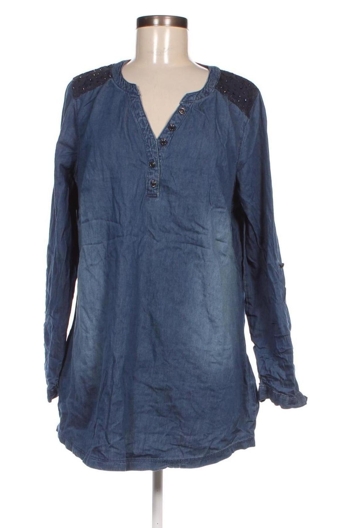 Дамска блуза Laura Torelli, Размер XL, Цвят Син, Цена 19,00 лв.
