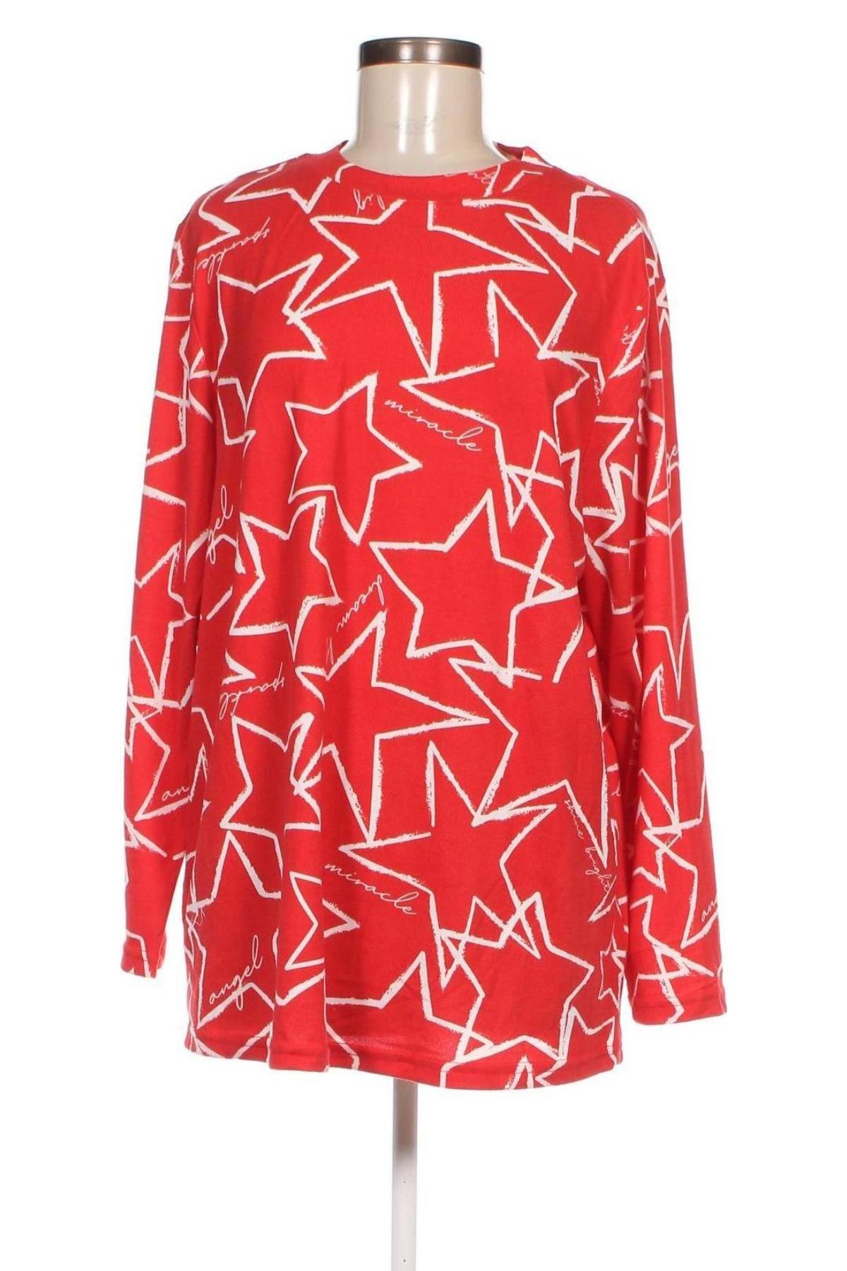Γυναικεία μπλούζα Laura Torelli, Μέγεθος XL, Χρώμα Κόκκινο, Τιμή 11,75 €
