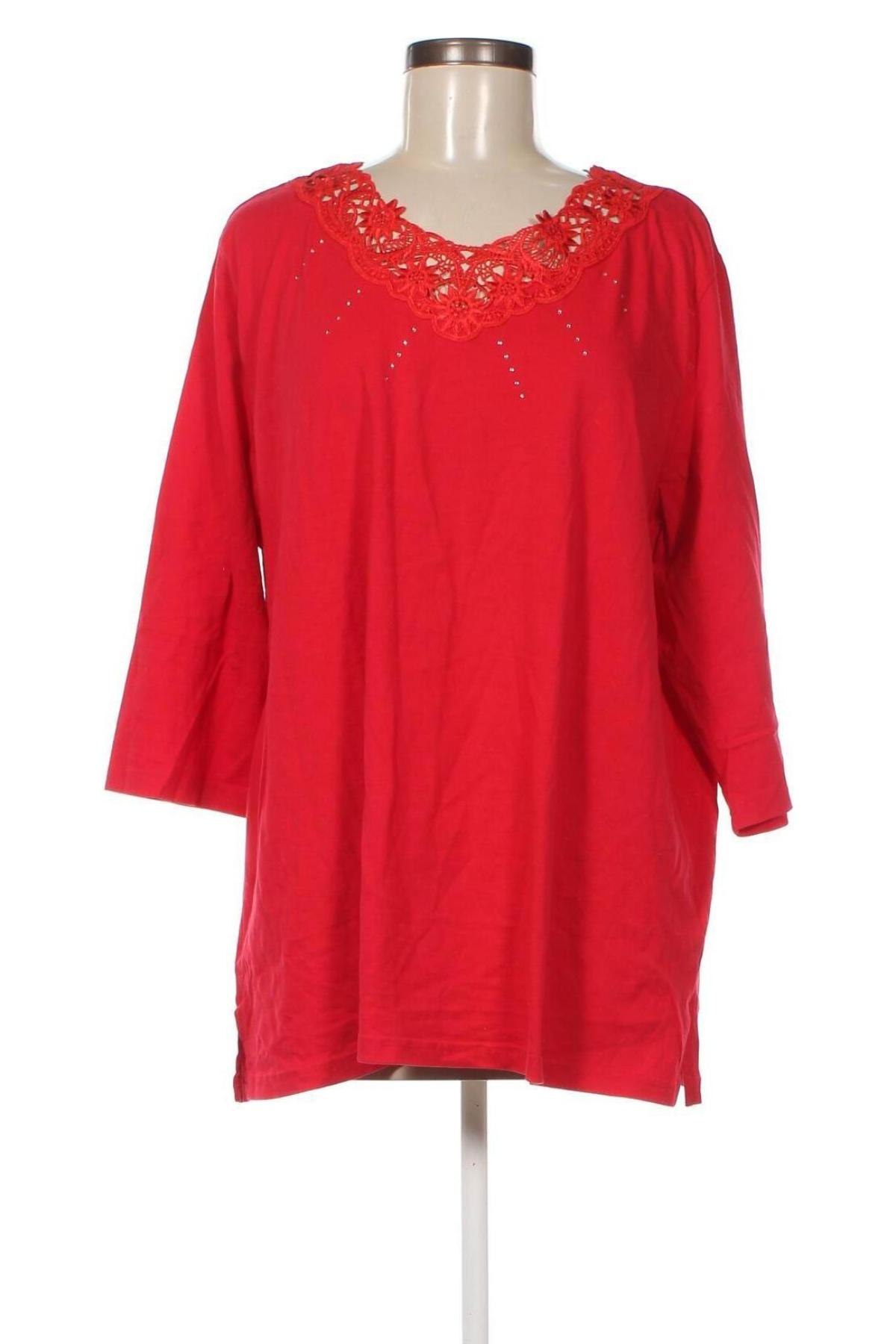 Damen Shirt M. Collection, Größe XXL, Farbe Rot, Preis 13,22 €
