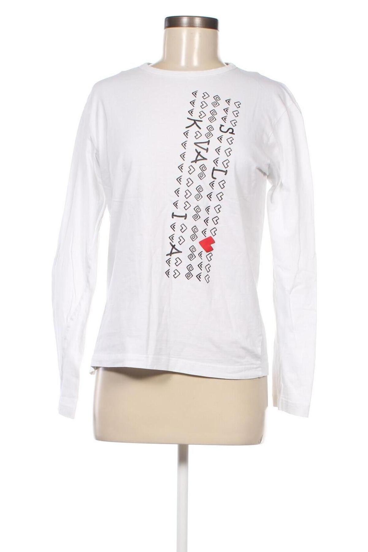 Дамска блуза Malfini, Размер L, Цвят Бял, Цена 5,51 лв.