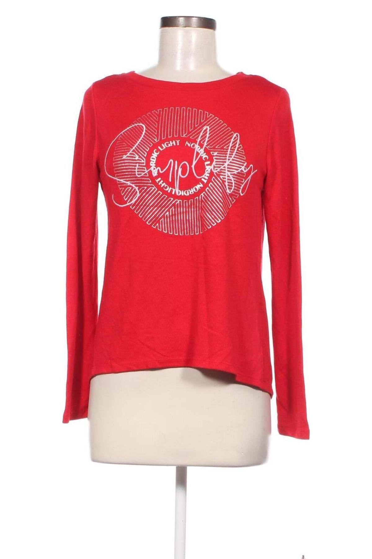 Γυναικεία μπλούζα NORDIC, Μέγεθος M, Χρώμα Κόκκινο, Τιμή 11,75 €