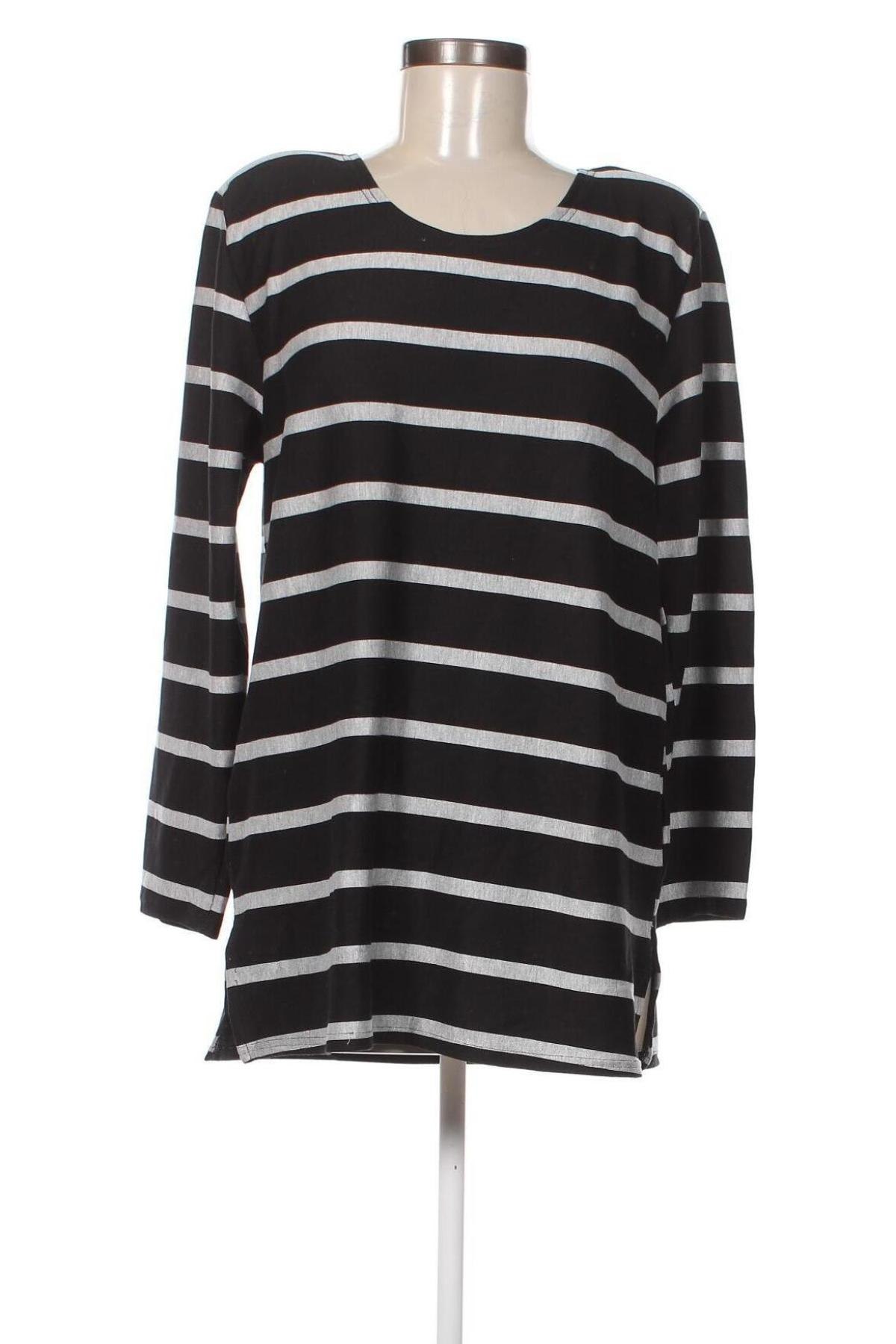 Γυναικεία μπλούζα New Jersey, Μέγεθος XXL, Χρώμα Μαύρο, Τιμή 11,75 €