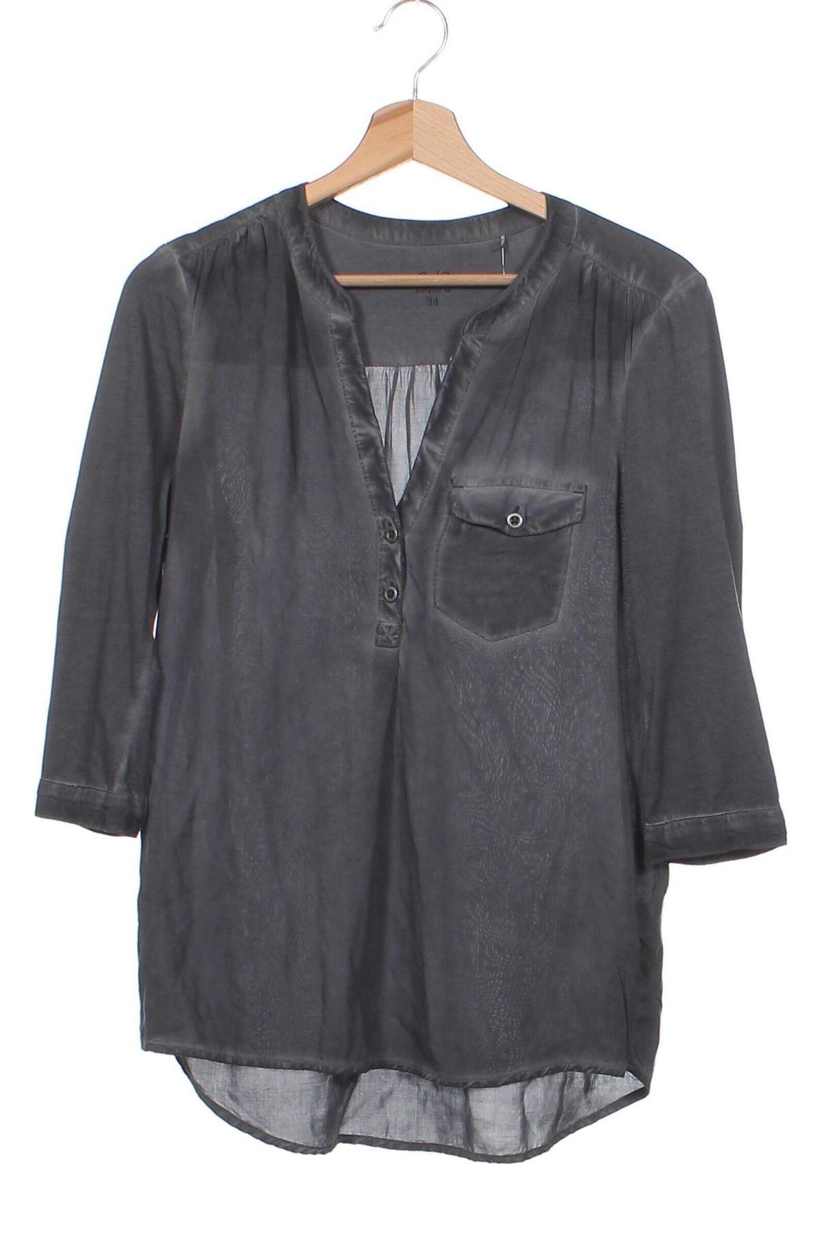 Γυναικεία μπλούζα Q/S by S.Oliver, Μέγεθος XS, Χρώμα Γκρί, Τιμή 3,91 €