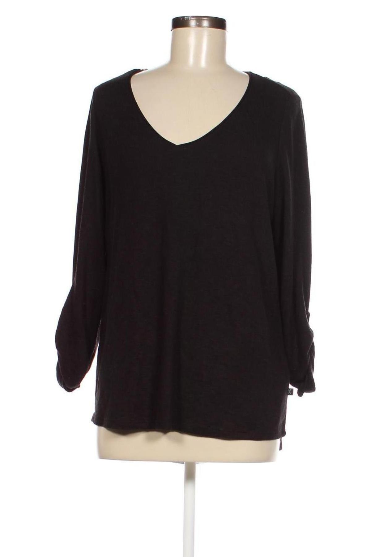 Γυναικεία μπλούζα Q/S by S.Oliver, Μέγεθος XL, Χρώμα Μαύρο, Τιμή 44,54 €