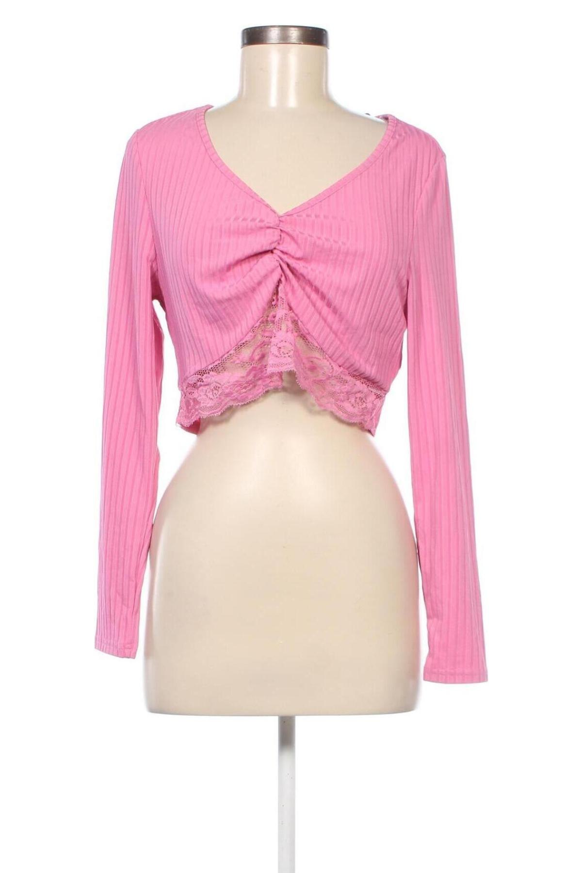 Дамска блуза SHEIN, Размер XL, Цвят Розов, Цена 3,23 лв.