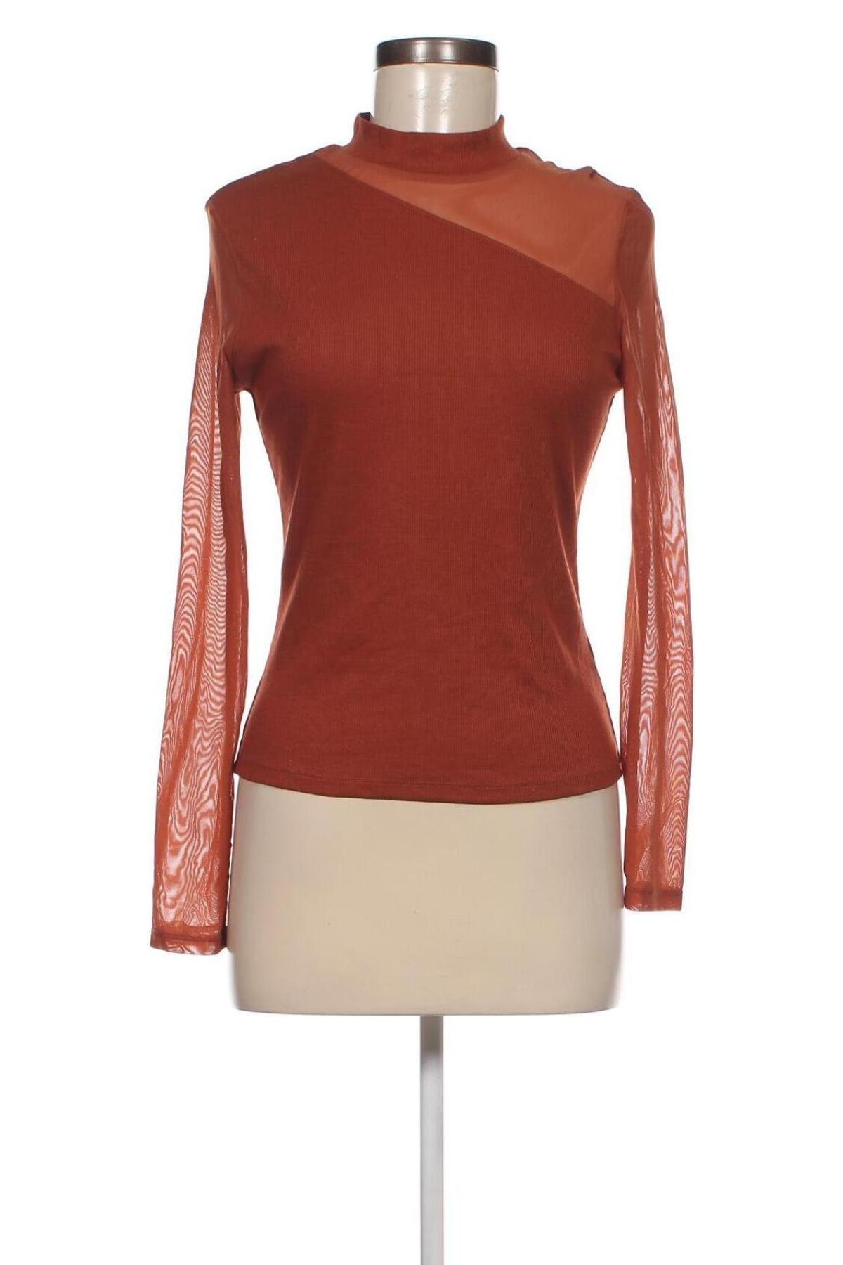 Дамска блуза SHEIN, Размер M, Цвят Кафяв, Цена 6,46 лв.