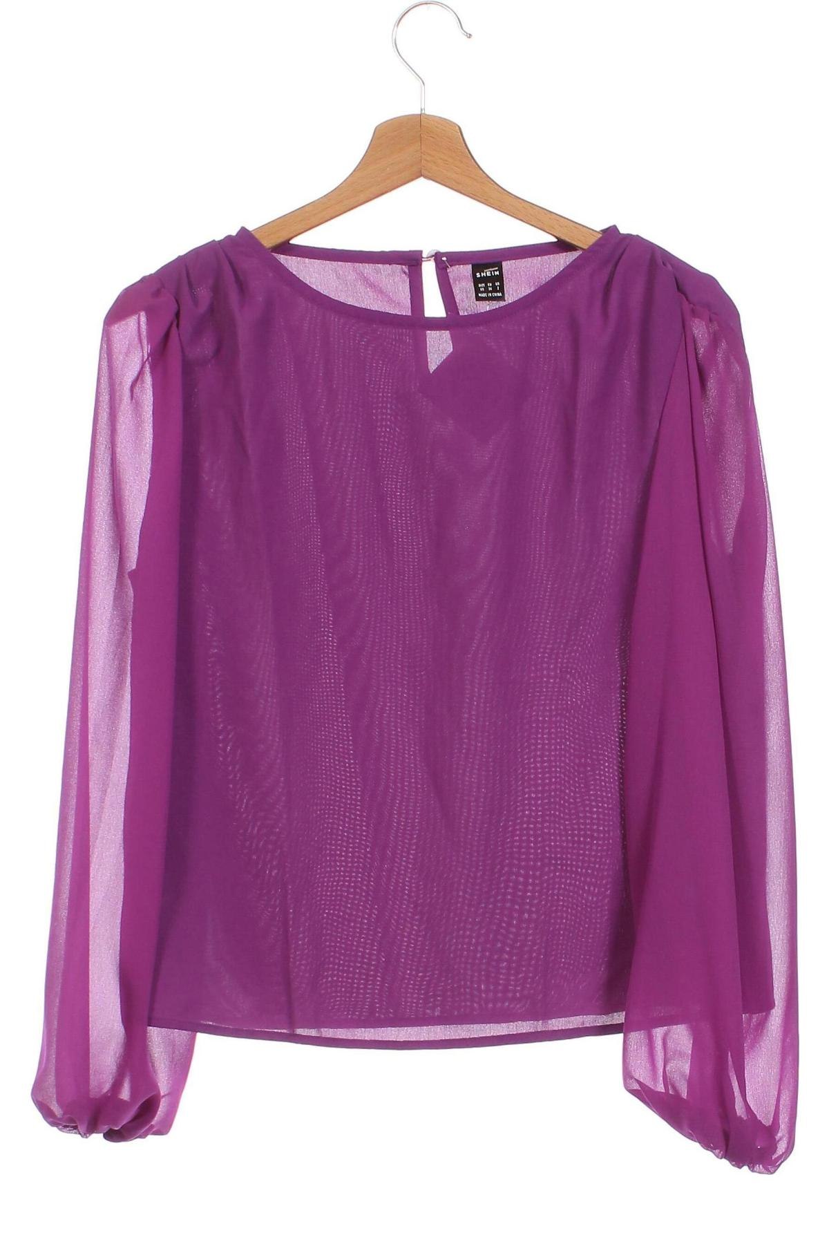 Damen Shirt SHEIN, Größe XS, Farbe Lila, Preis € 12,11
