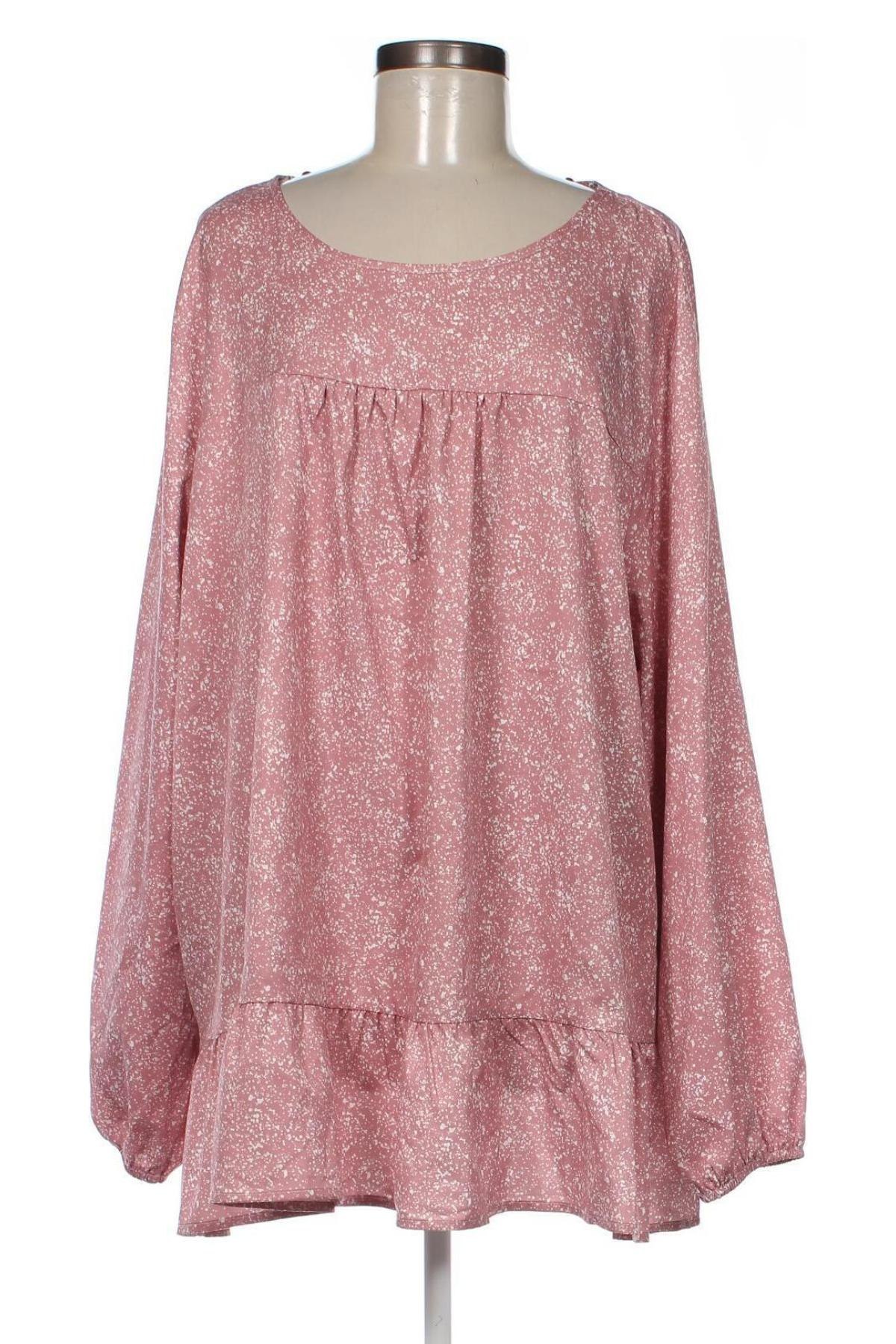 Дамска блуза SHEIN, Размер 4XL, Цвят Розов, Цена 19,14 лв.