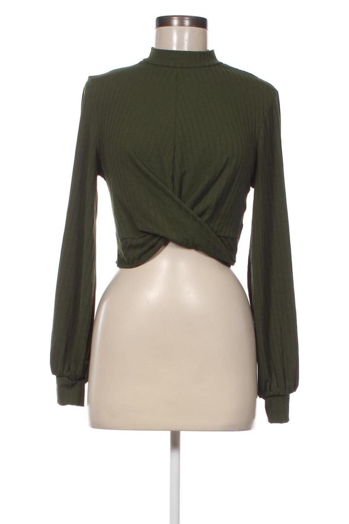 Дамска блуза SHEIN, Размер XL, Цвят Зелен, Цена 4,75 лв.