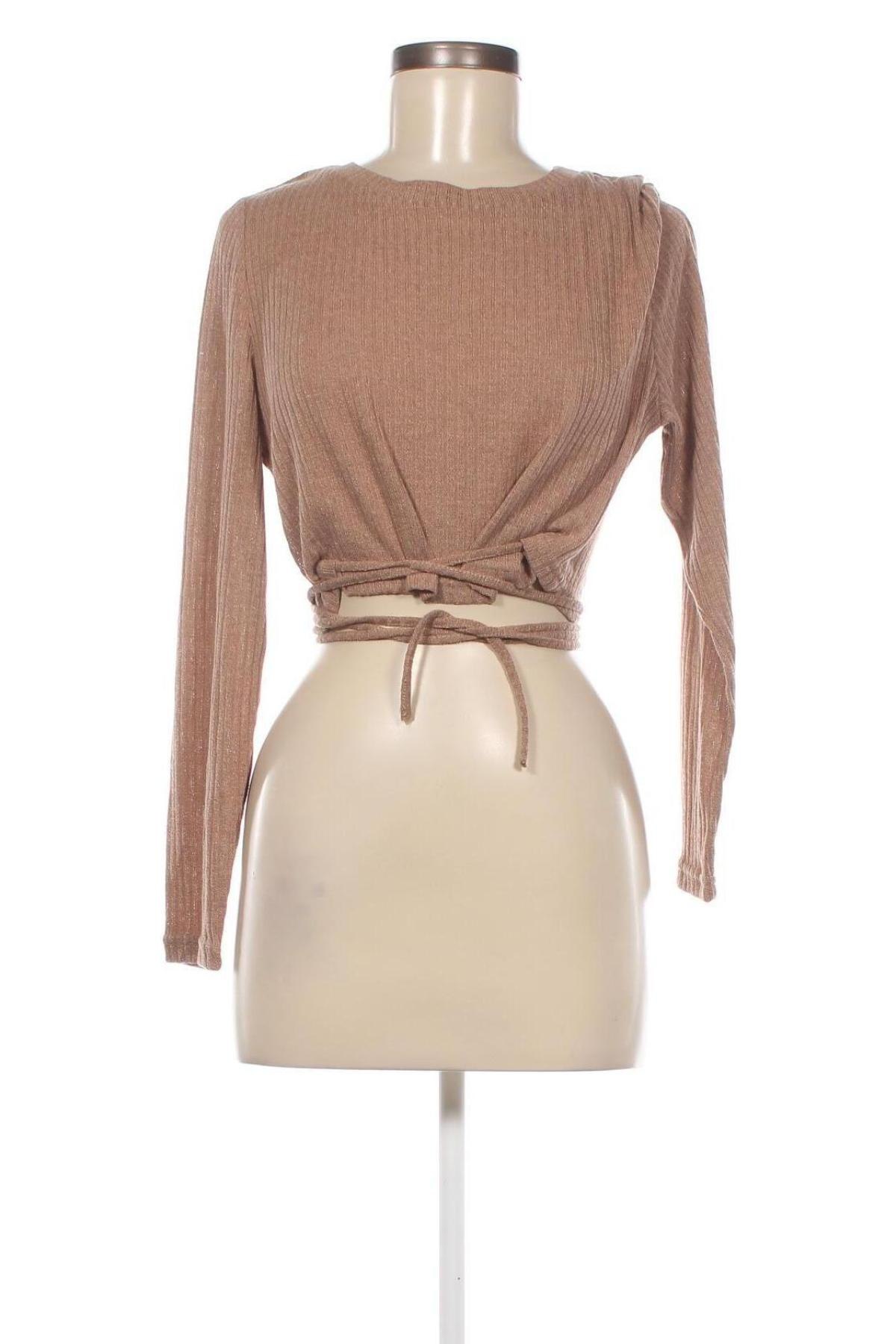Γυναικεία μπλούζα SHEIN, Μέγεθος XL, Χρώμα  Μπέζ, Τιμή 2,59 €