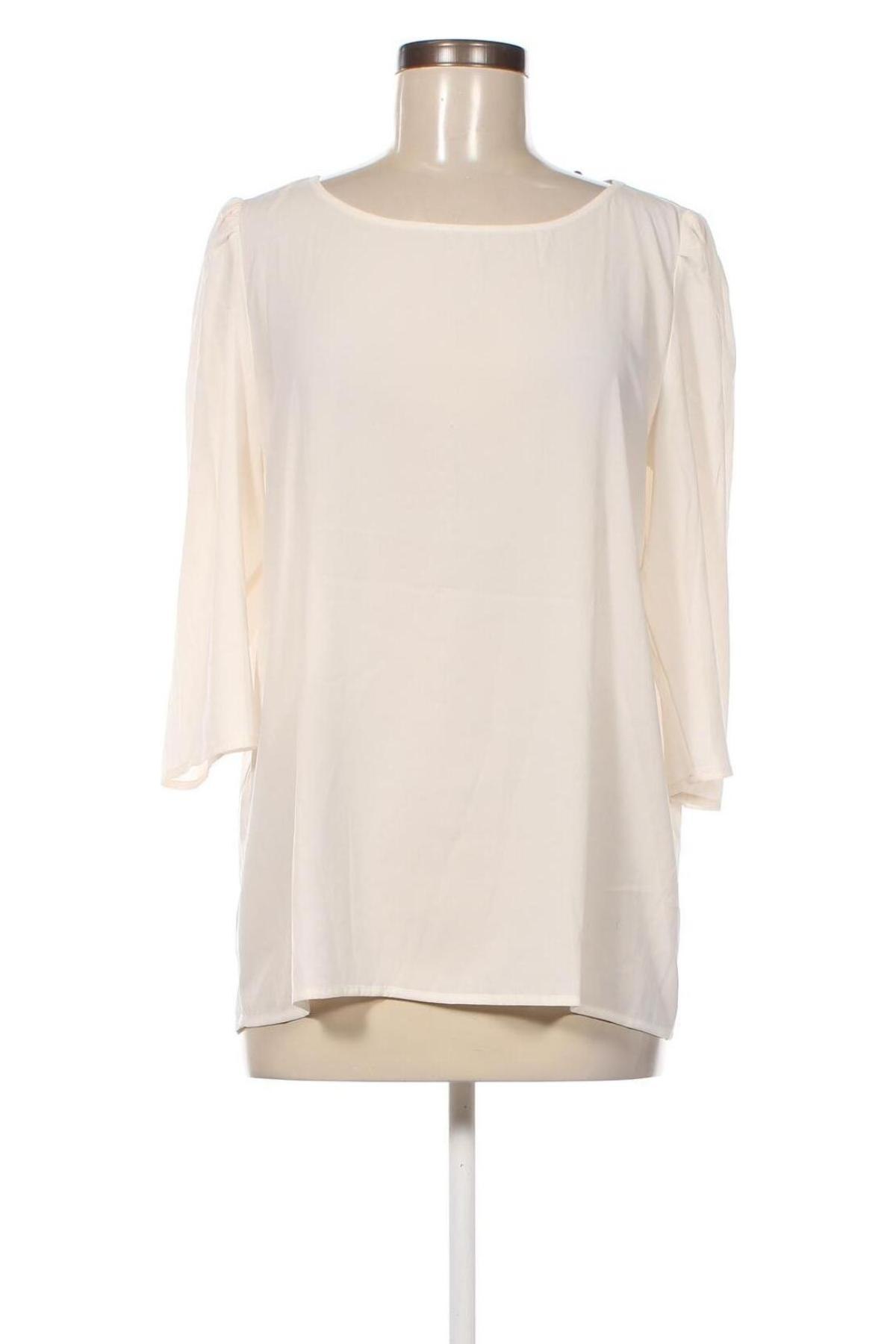 Дамска блуза Sisley, Размер S, Цвят Екрю, Цена 5,10 лв.
