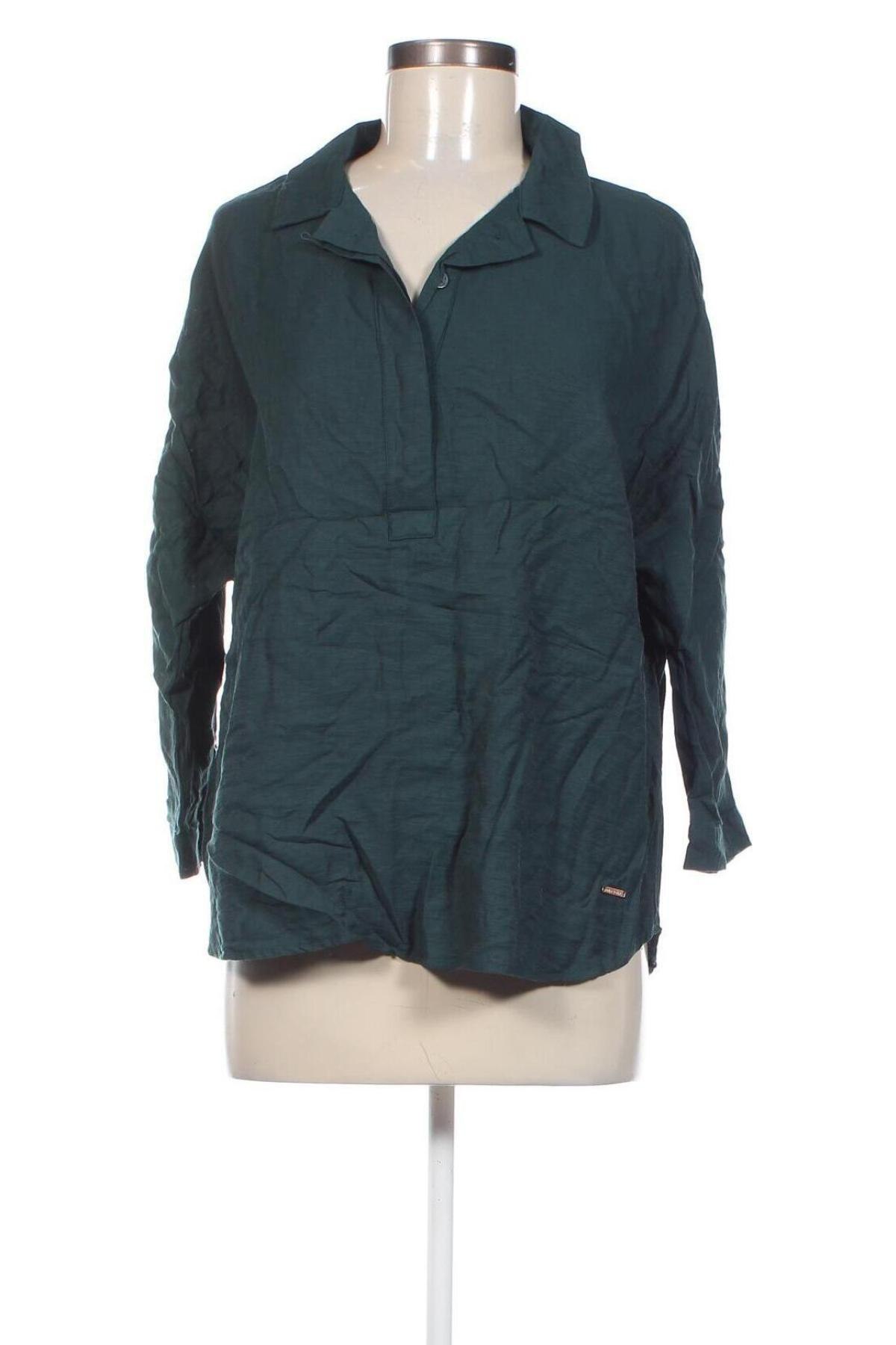 Γυναικεία μπλούζα Tom Tailor, Μέγεθος M, Χρώμα Πράσινο, Τιμή 14,85 €