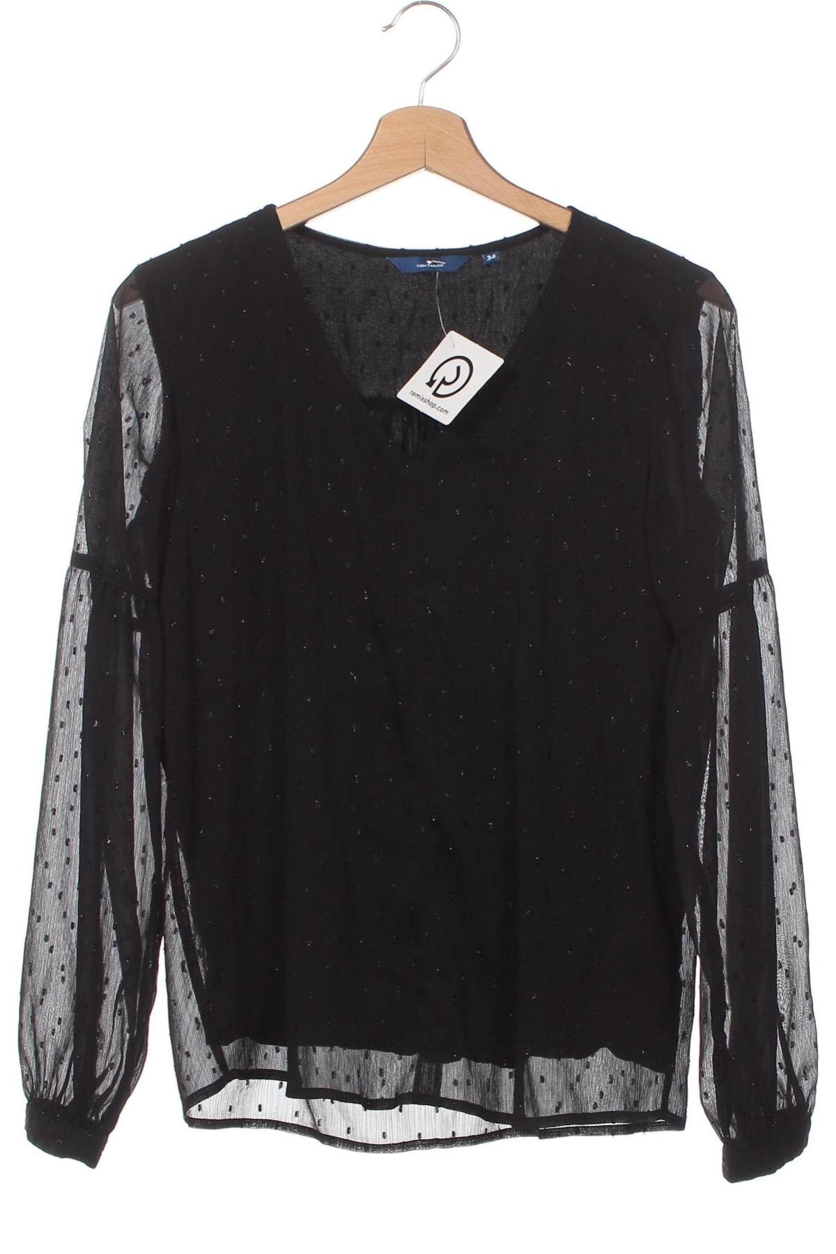 Damen Shirt Tom Tailor, Größe XS, Farbe Schwarz, Preis 20,08 €