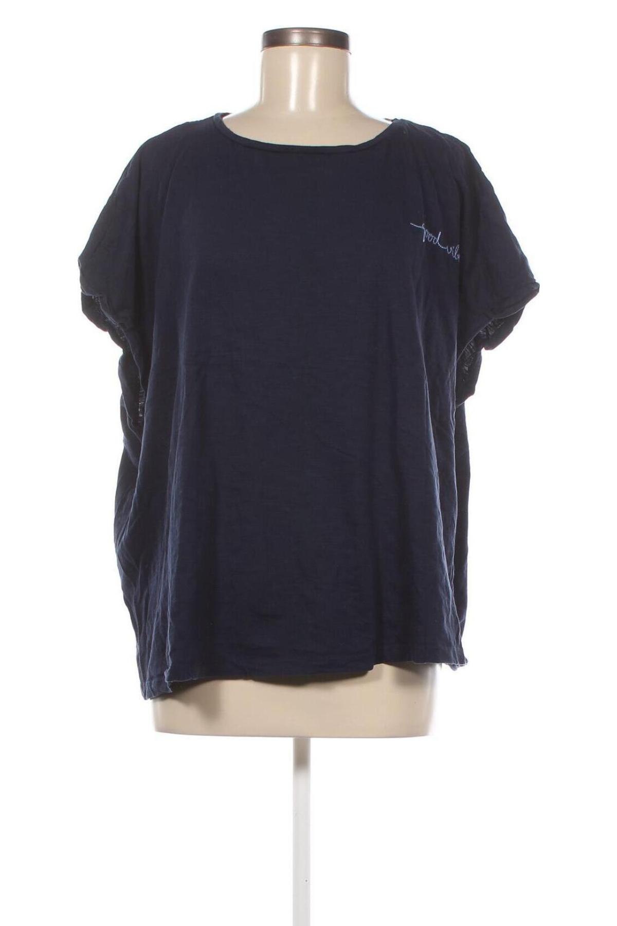 Γυναικεία μπλούζα Tom Tailor, Μέγεθος 3XL, Χρώμα Μπλέ, Τιμή 14,85 €
