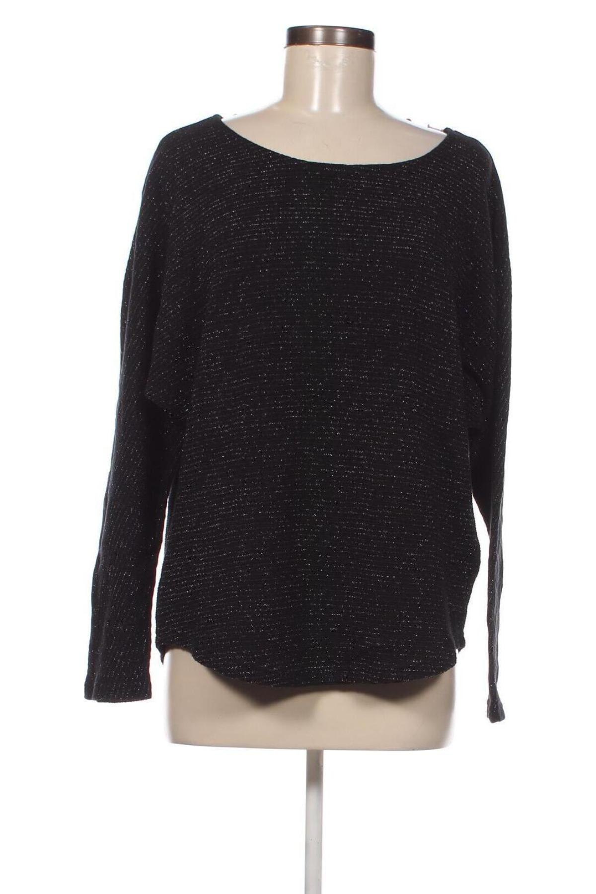 Γυναικεία μπλούζα Tom Tailor, Μέγεθος M, Χρώμα Μαύρο, Τιμή 3,86 €