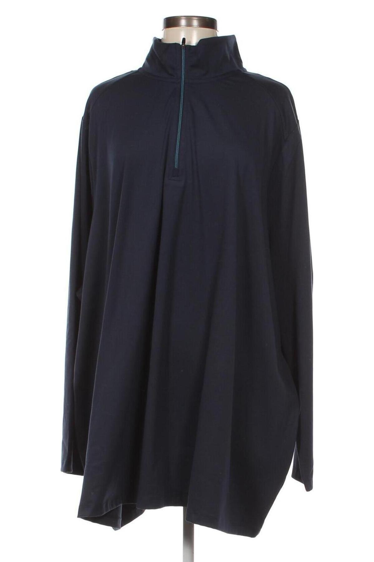Дамска блуза Ulla Popken, Размер 5XL, Цвят Син, Цена 32,40 лв.