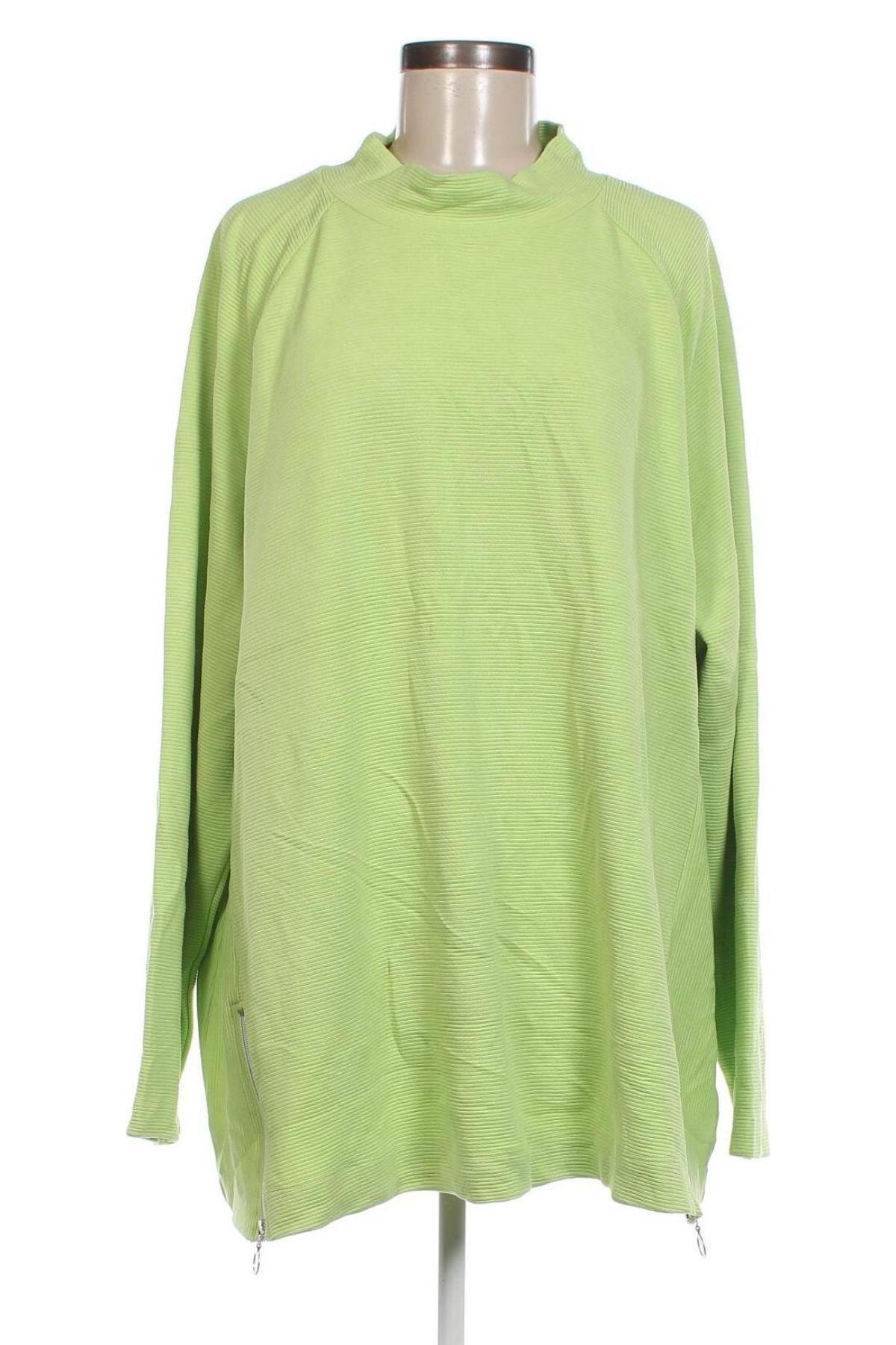 Γυναικεία μπλούζα Ulla Popken, Μέγεθος 3XL, Χρώμα Πράσινο, Τιμή 13,37 €