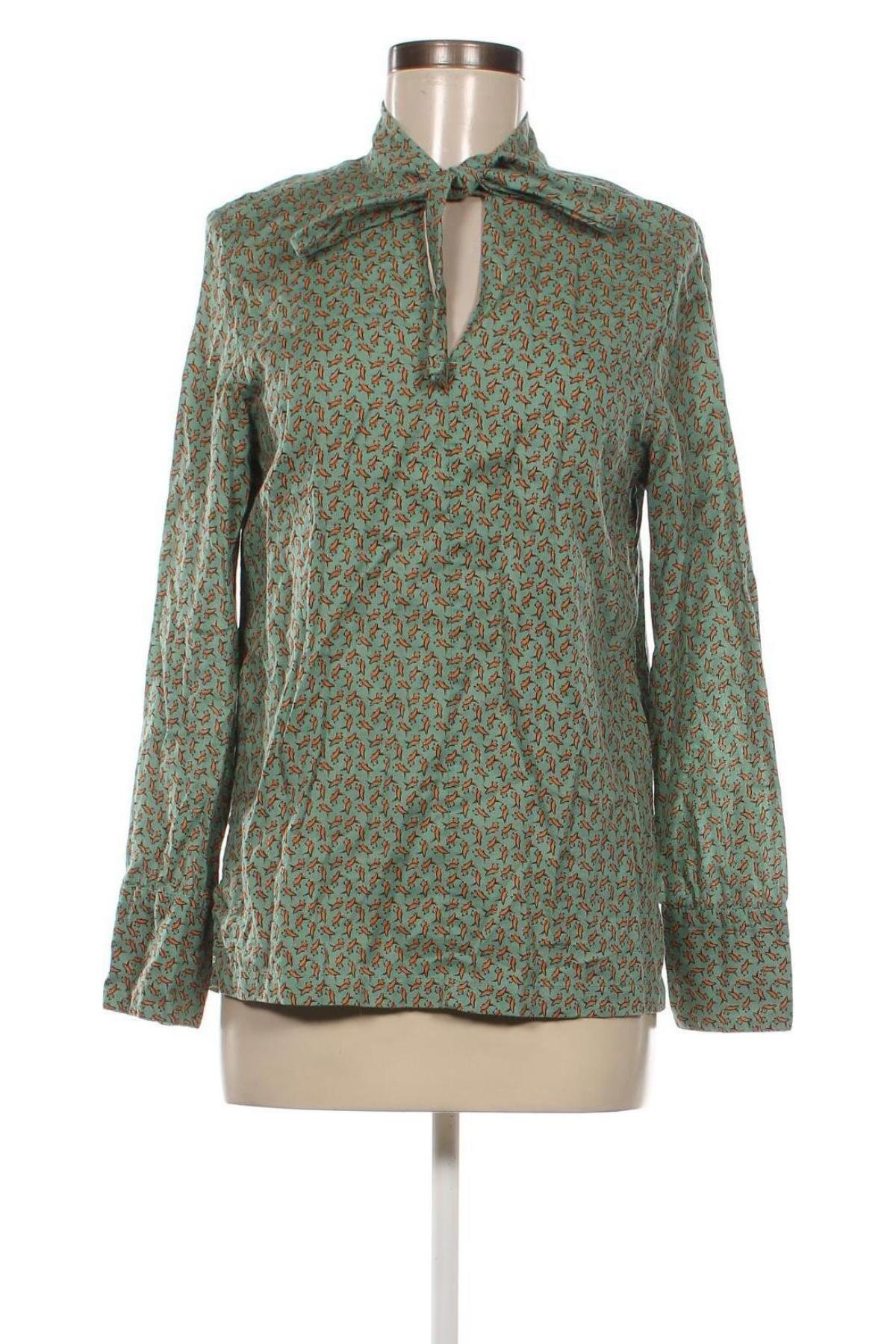 Дамска блуза United Colors Of Benetton, Размер S, Цвят Зелен, Цена 7,17 лв.