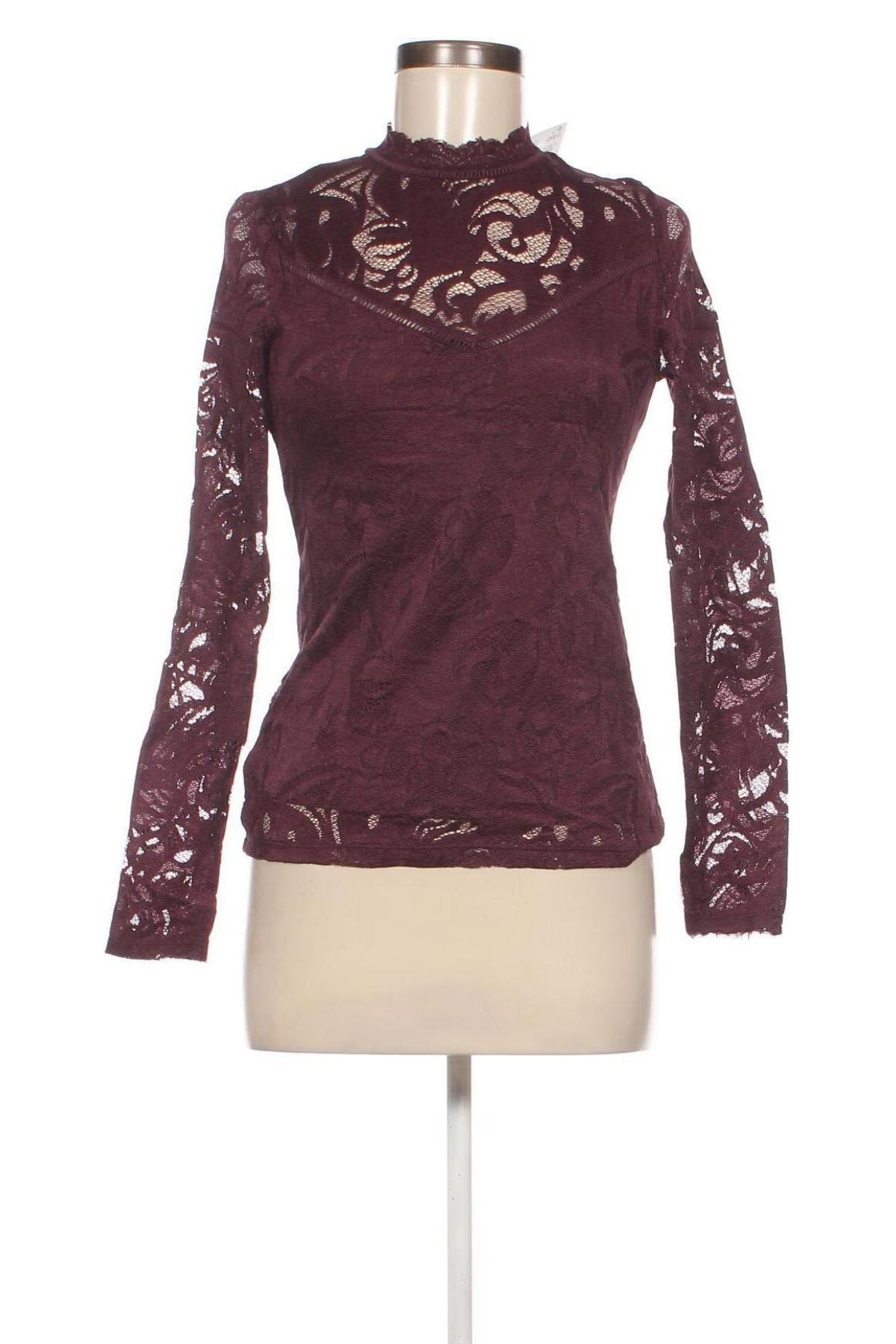 Дамска блуза VILA, Размер XS, Цвят Кафяв, Цена 6,90 лв.