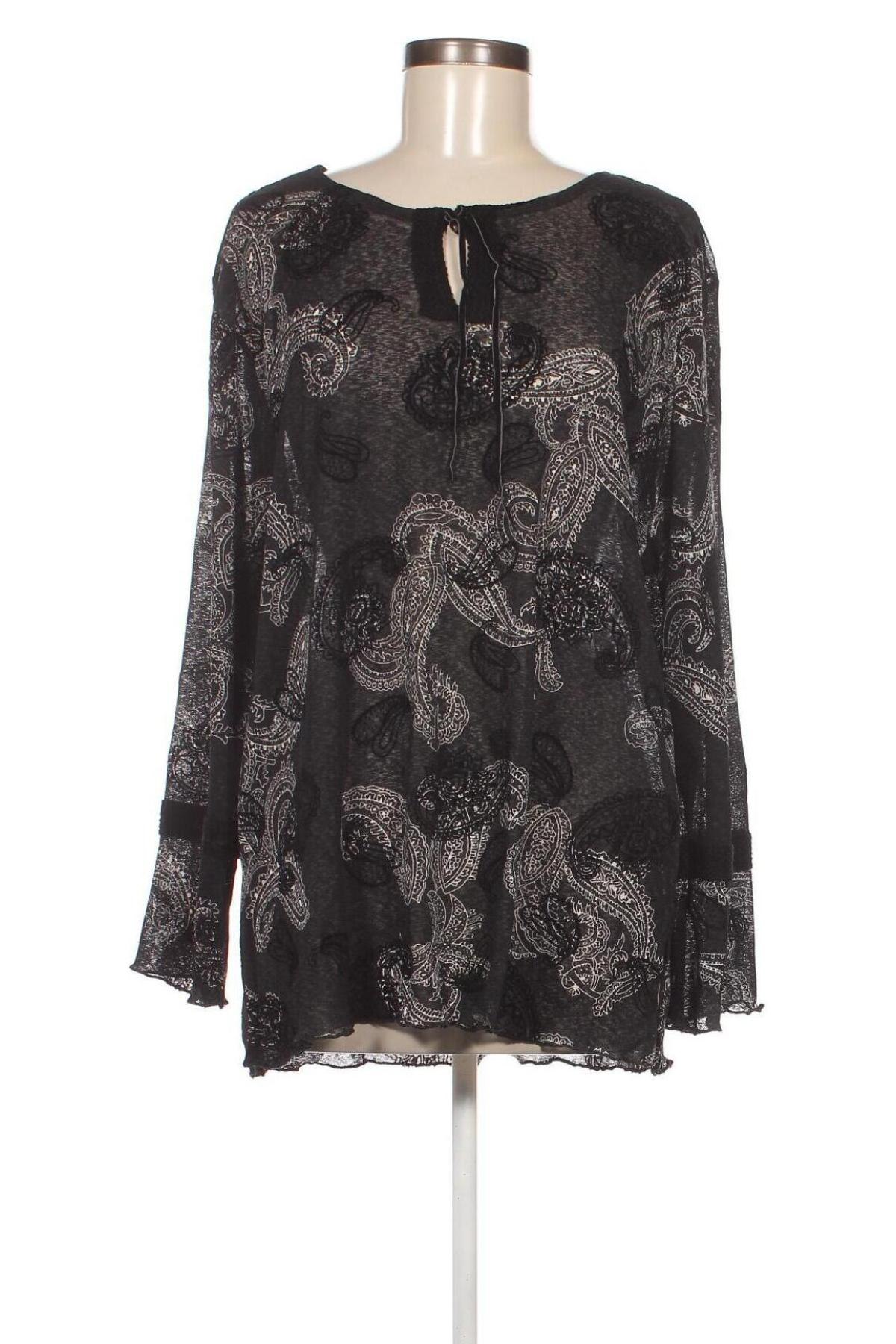 Γυναικεία μπλούζα Via Appia, Μέγεθος XL, Χρώμα Μαύρο, Τιμή 8,02 €
