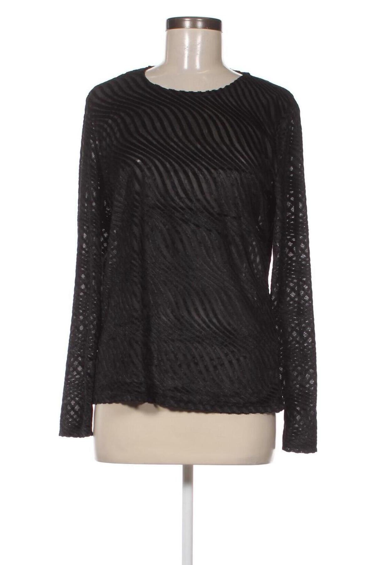 Дамска блуза Zara, Размер XL, Цвят Черен, Цена 20,00 лв.