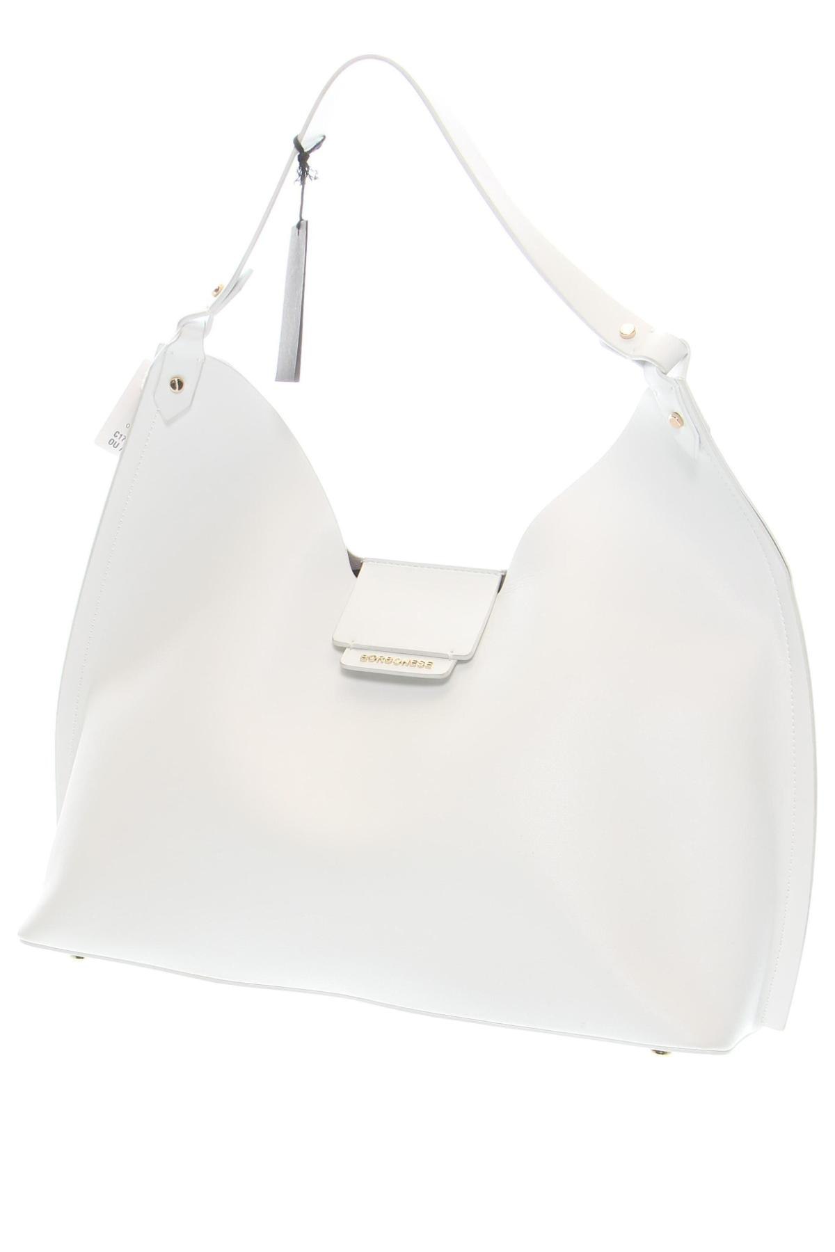 Γυναικεία τσάντα Borbonese, Χρώμα Λευκό, Τιμή 266,83 €