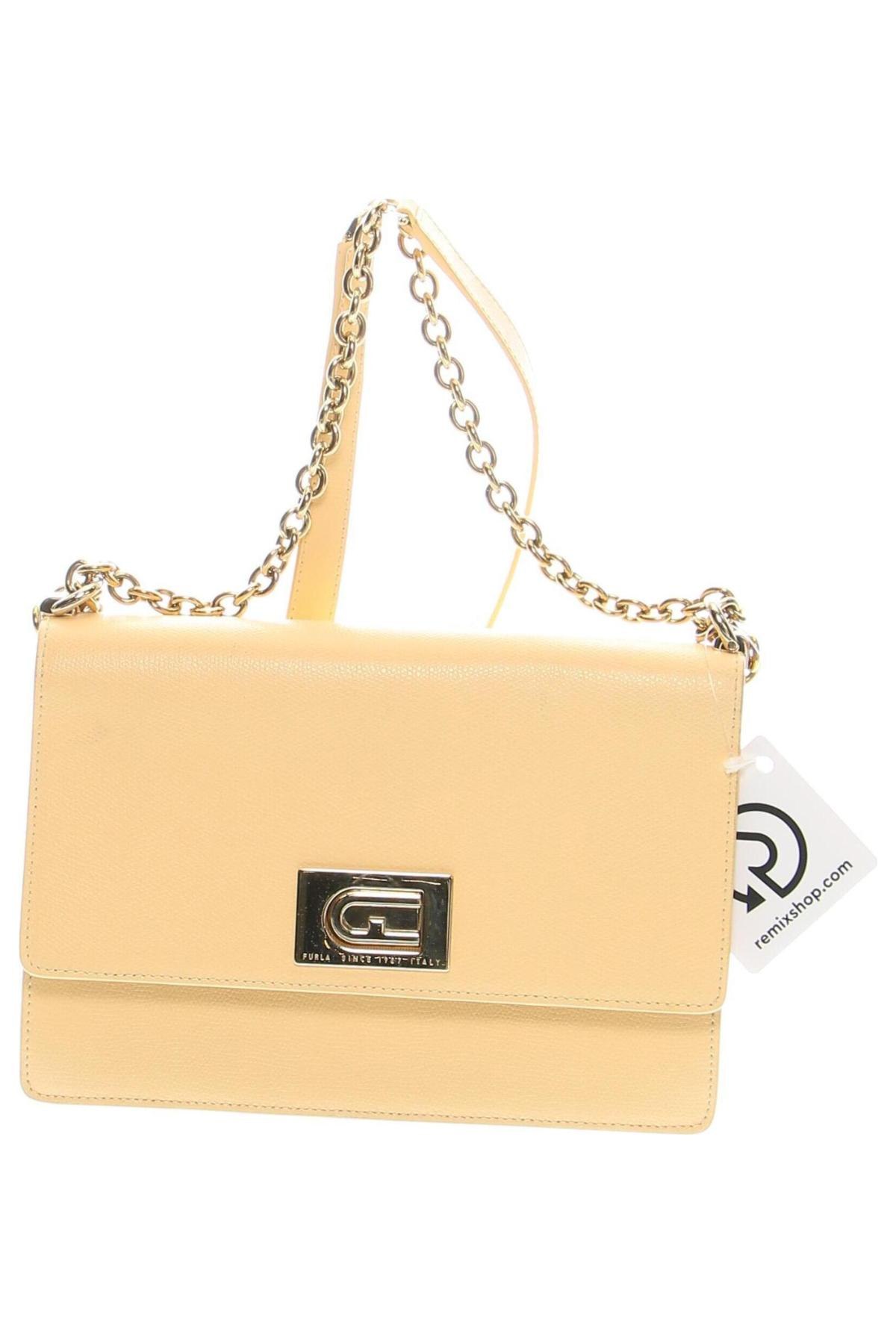Γυναικεία τσάντα Furla, Χρώμα Κίτρινο, Τιμή 324,23 €