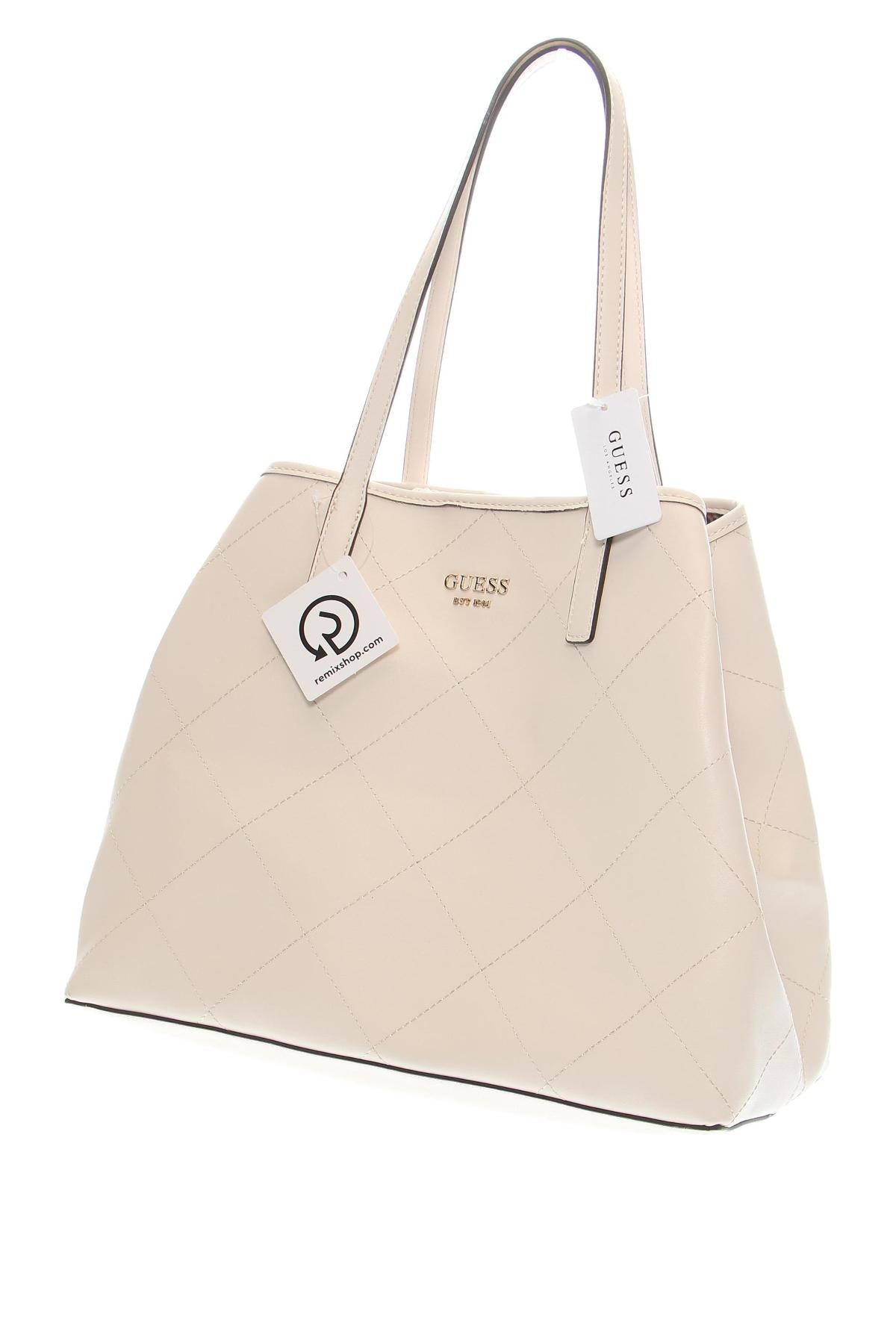 Γυναικεία τσάντα Guess, Χρώμα Εκρού, Τιμή 119,59 €