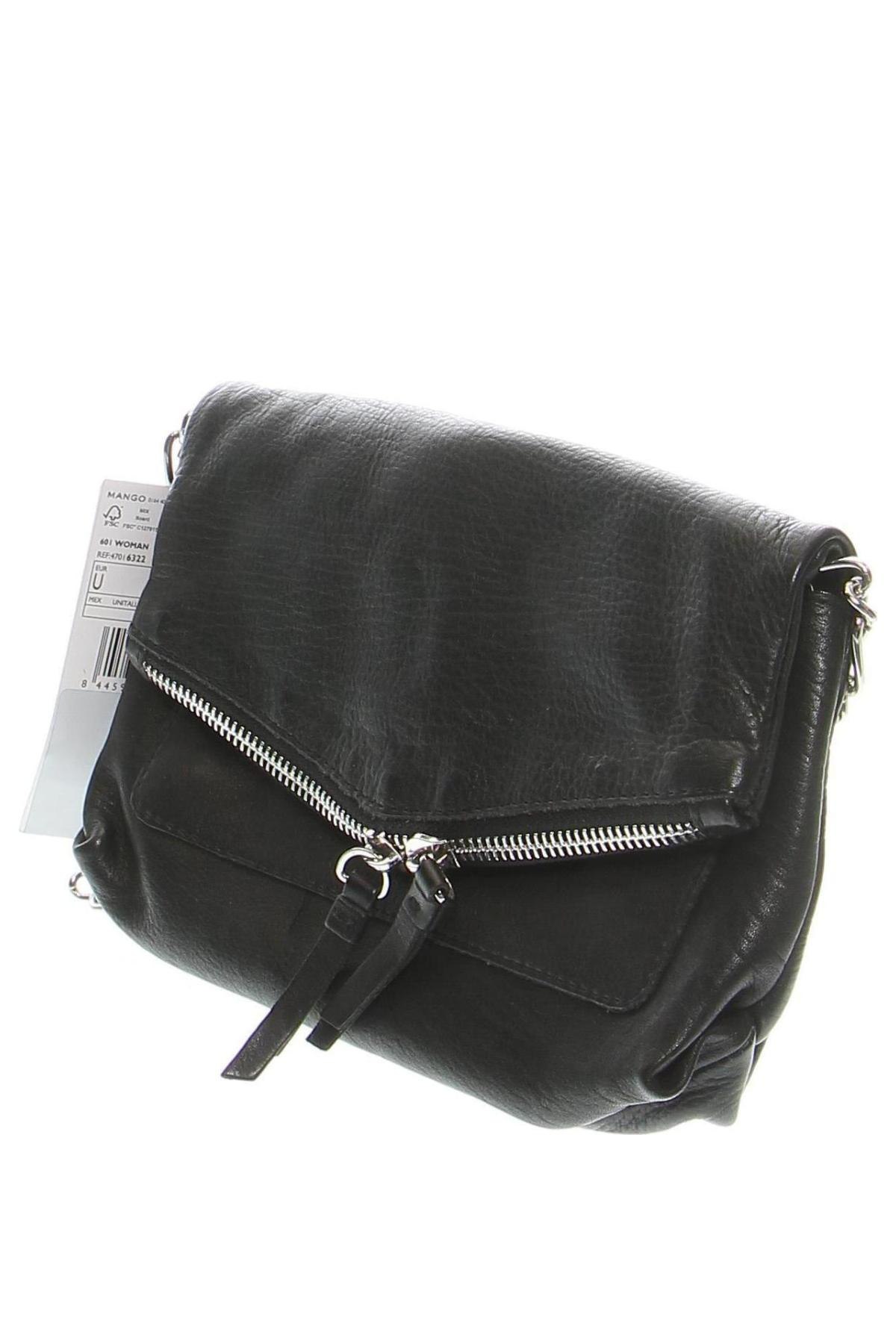 Γυναικεία τσάντα Mango, Χρώμα Μαύρο, Τιμή 38,42 €