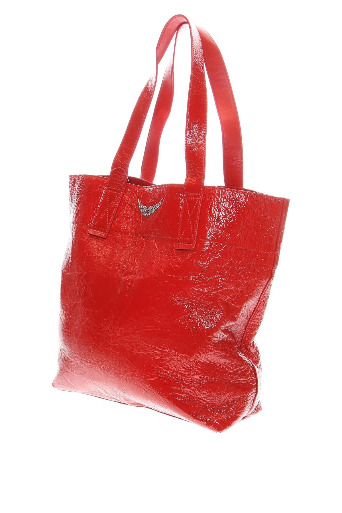 Дамска чанта Zadig & Voltaire, Цвят Червен, Цена 619,65 лв.