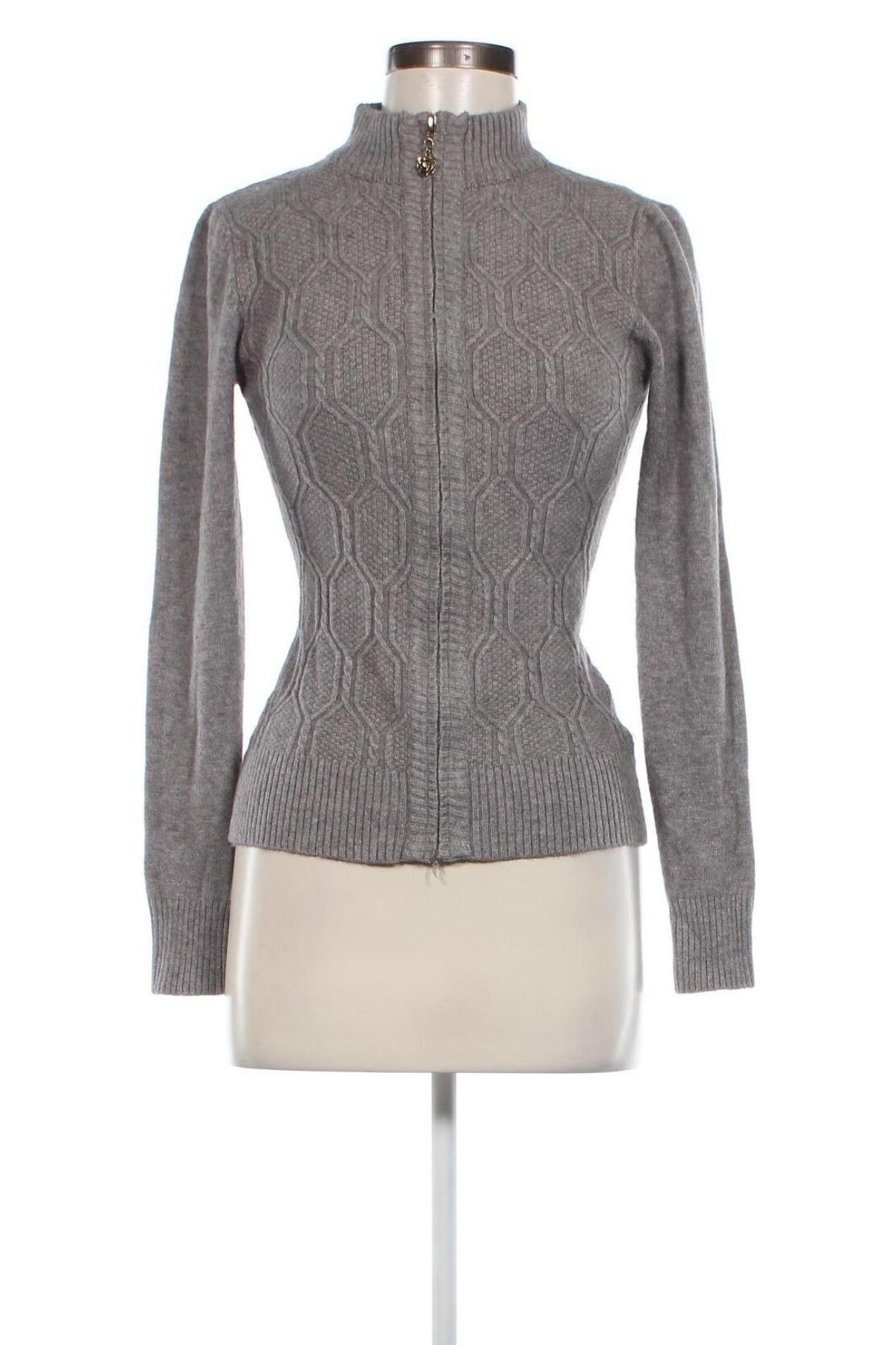 Damen Strickjacke, Größe L, Farbe Grau, Preis 6,49 €