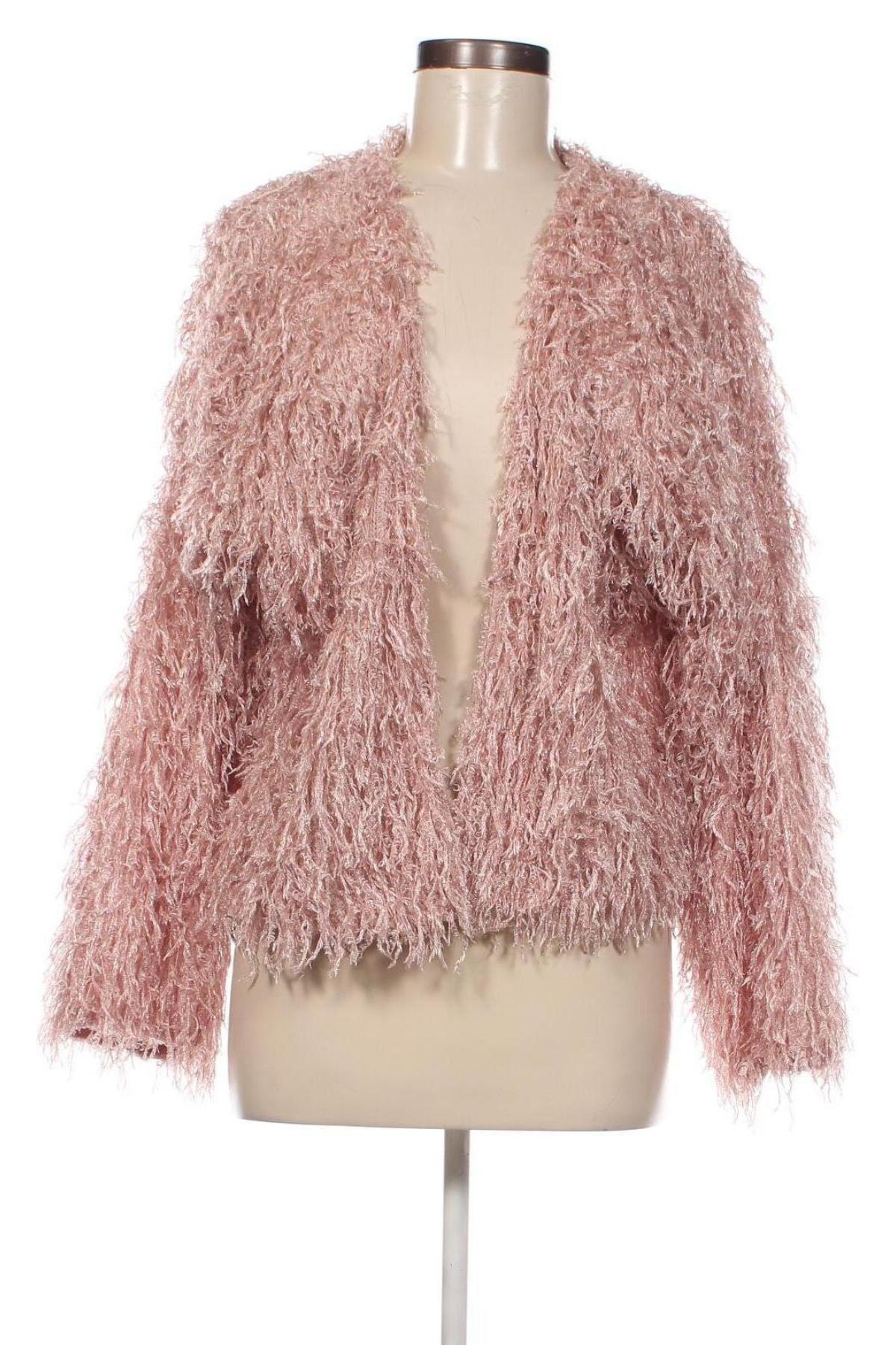 Cardigan de damă Bershka, Mărime L, Culoare Roz, Preț 42,93 Lei