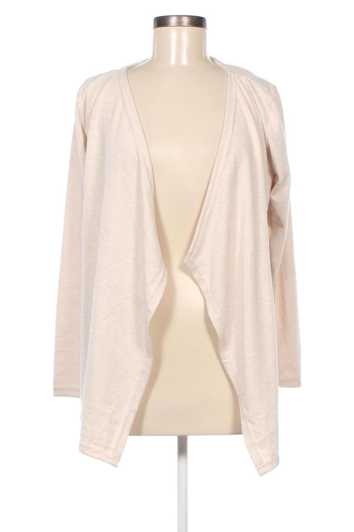 Damen Strickjacke Janina, Größe L, Farbe Beige, Preis 3,99 €