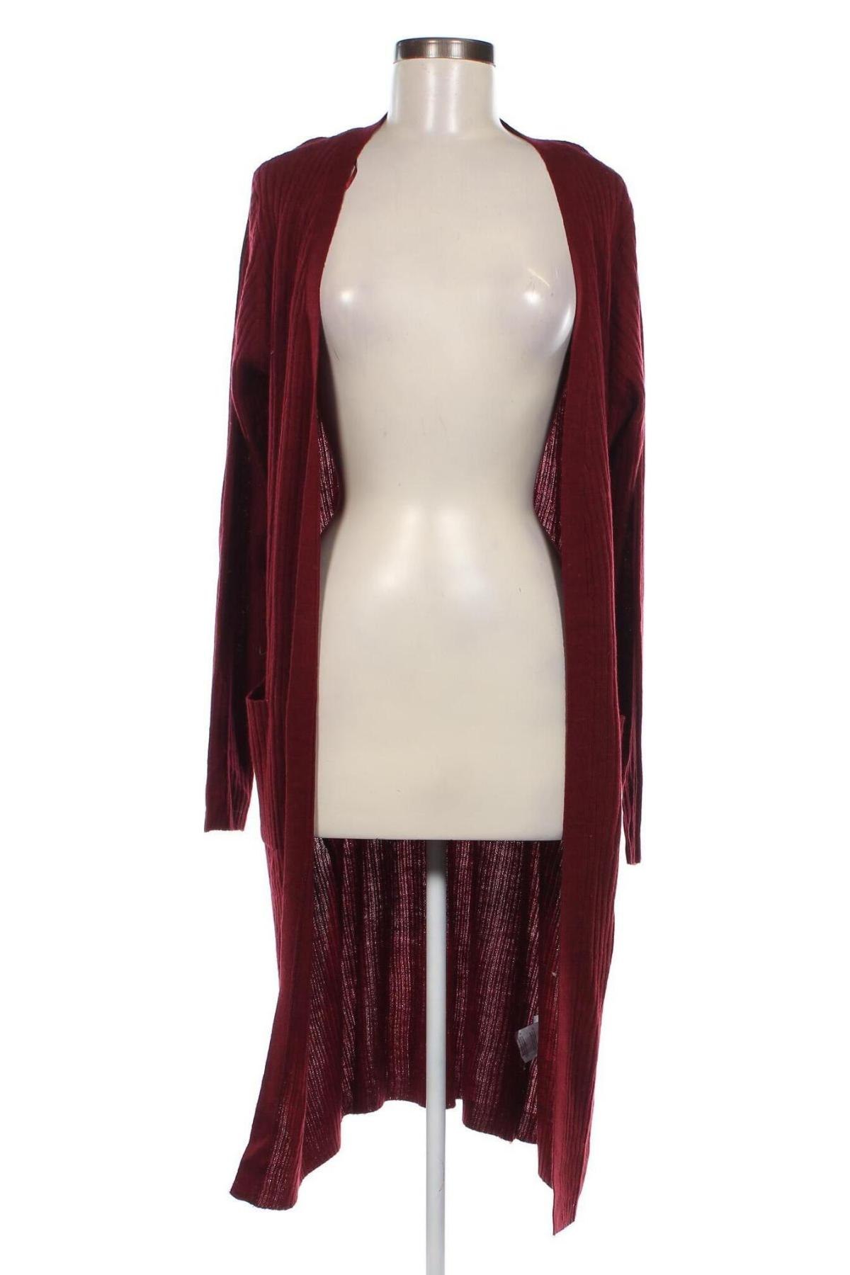 Γυναικεία ζακέτα Laura Torelli, Μέγεθος L, Χρώμα Κόκκινο, Τιμή 5,38 €