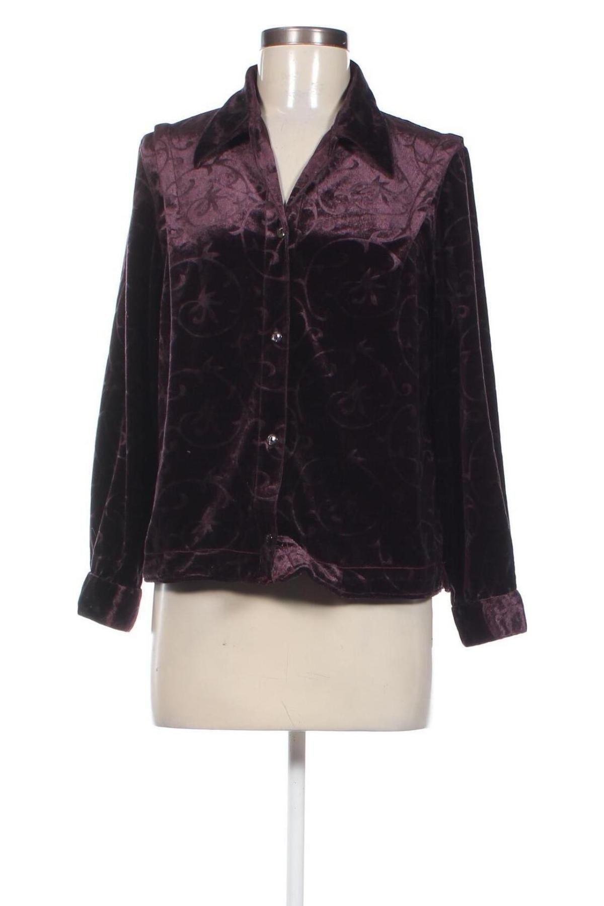 Γυναικείο πουκάμισο, Μέγεθος M, Χρώμα Βιολετί, Τιμή 2,32 €