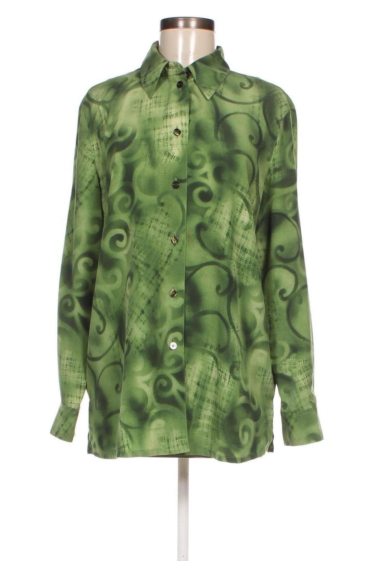 Γυναικείο πουκάμισο Ara, Μέγεθος L, Χρώμα Πράσινο, Τιμή 5,35 €