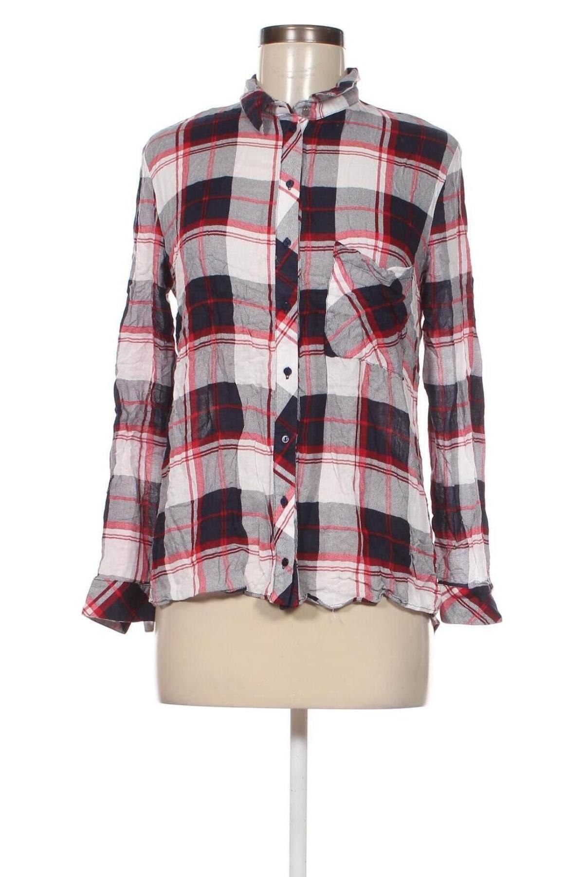 Γυναικείο πουκάμισο Bershka, Μέγεθος L, Χρώμα Πολύχρωμο, Τιμή 7,42 €