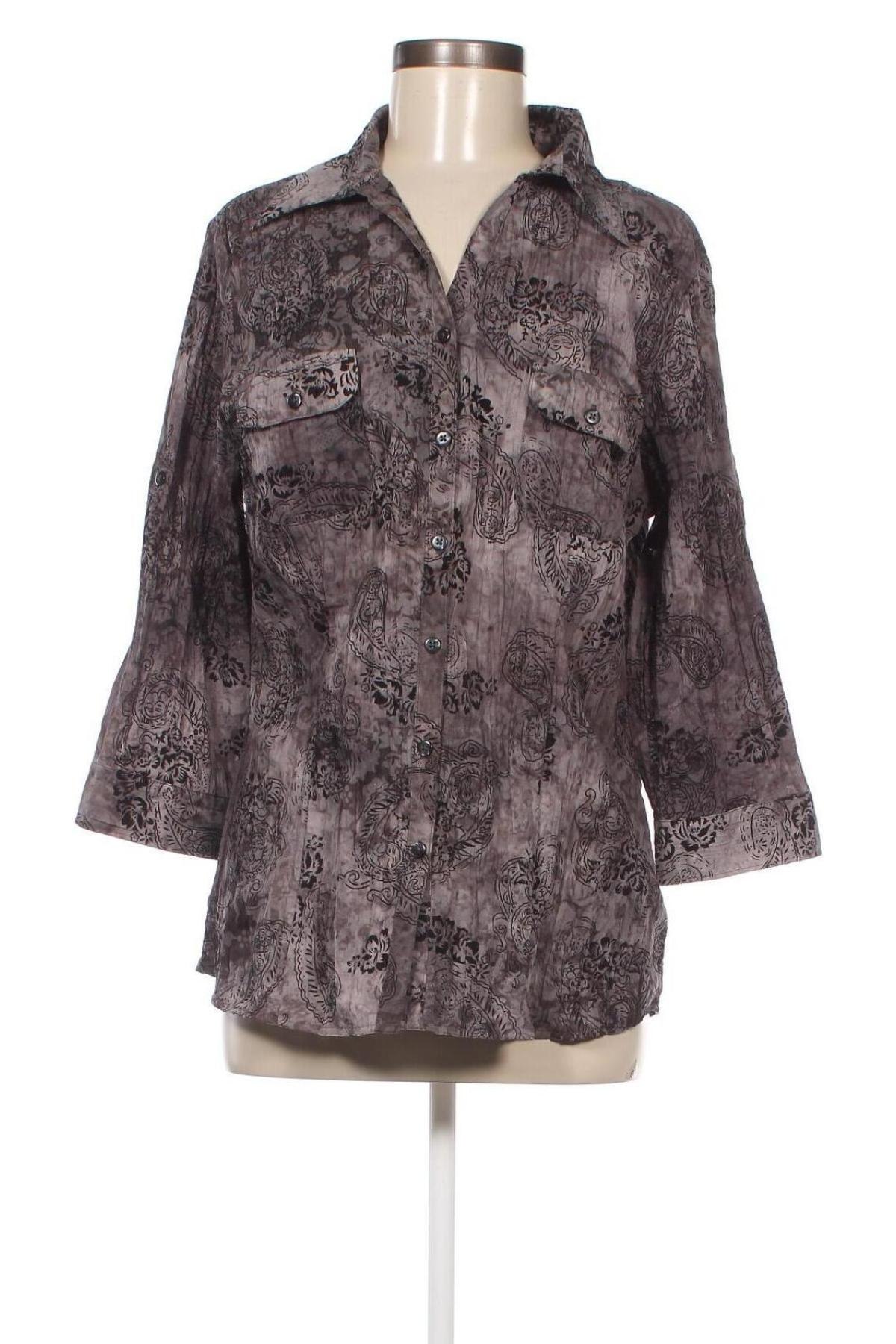Γυναικείο πουκάμισο Bexleys, Μέγεθος L, Χρώμα Γκρί, Τιμή 6,09 €