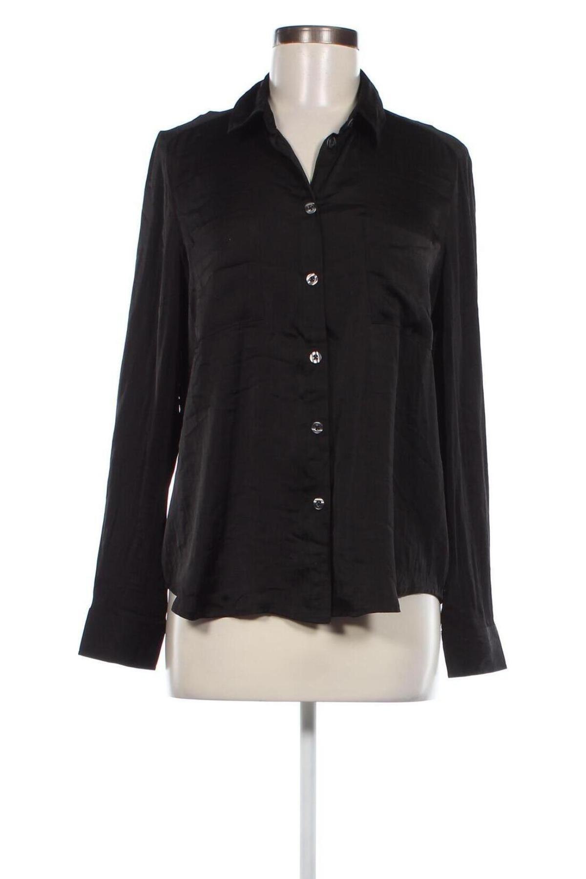 Γυναικείο πουκάμισο Clockhouse, Μέγεθος M, Χρώμα Μαύρο, Τιμή 4,02 €