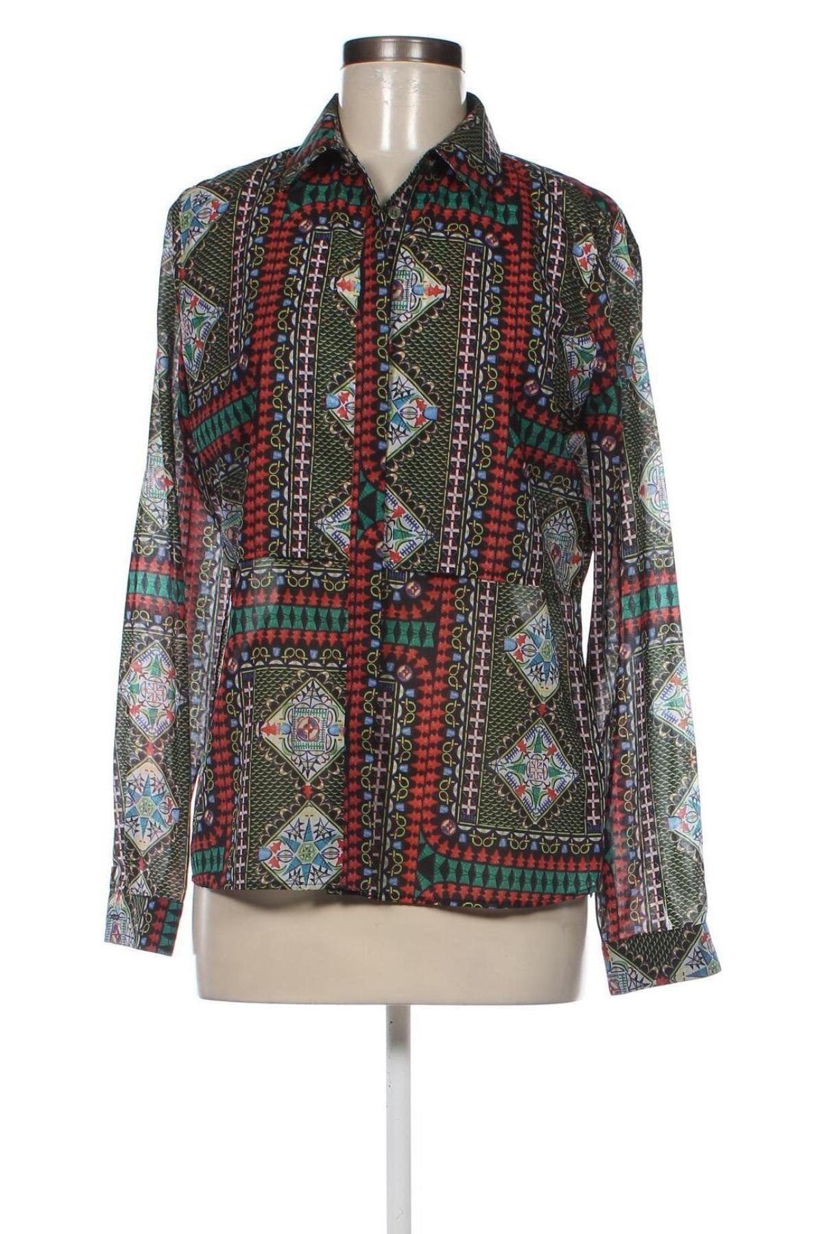 Γυναικείο πουκάμισο Desigual, Μέγεθος L, Χρώμα Πολύχρωμο, Τιμή 24,28 €