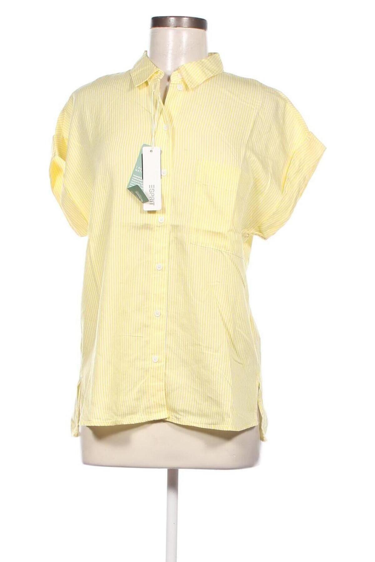 Дамска риза Esprit, Размер M, Цвят Жълт, Цена 72,00 лв.