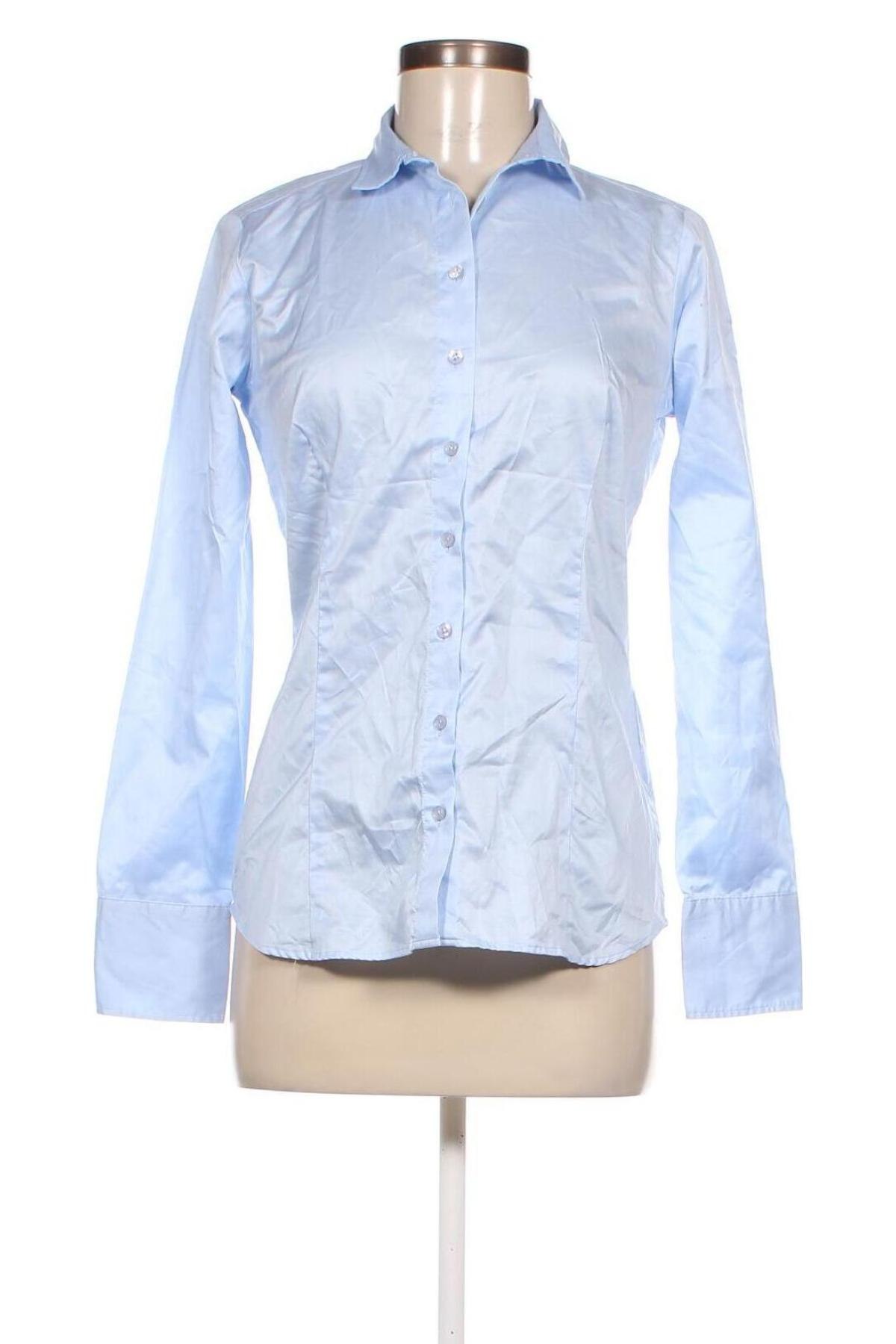 Γυναικείο πουκάμισο Eterna, Μέγεθος S, Χρώμα Μπλέ, Τιμή 21,03 €