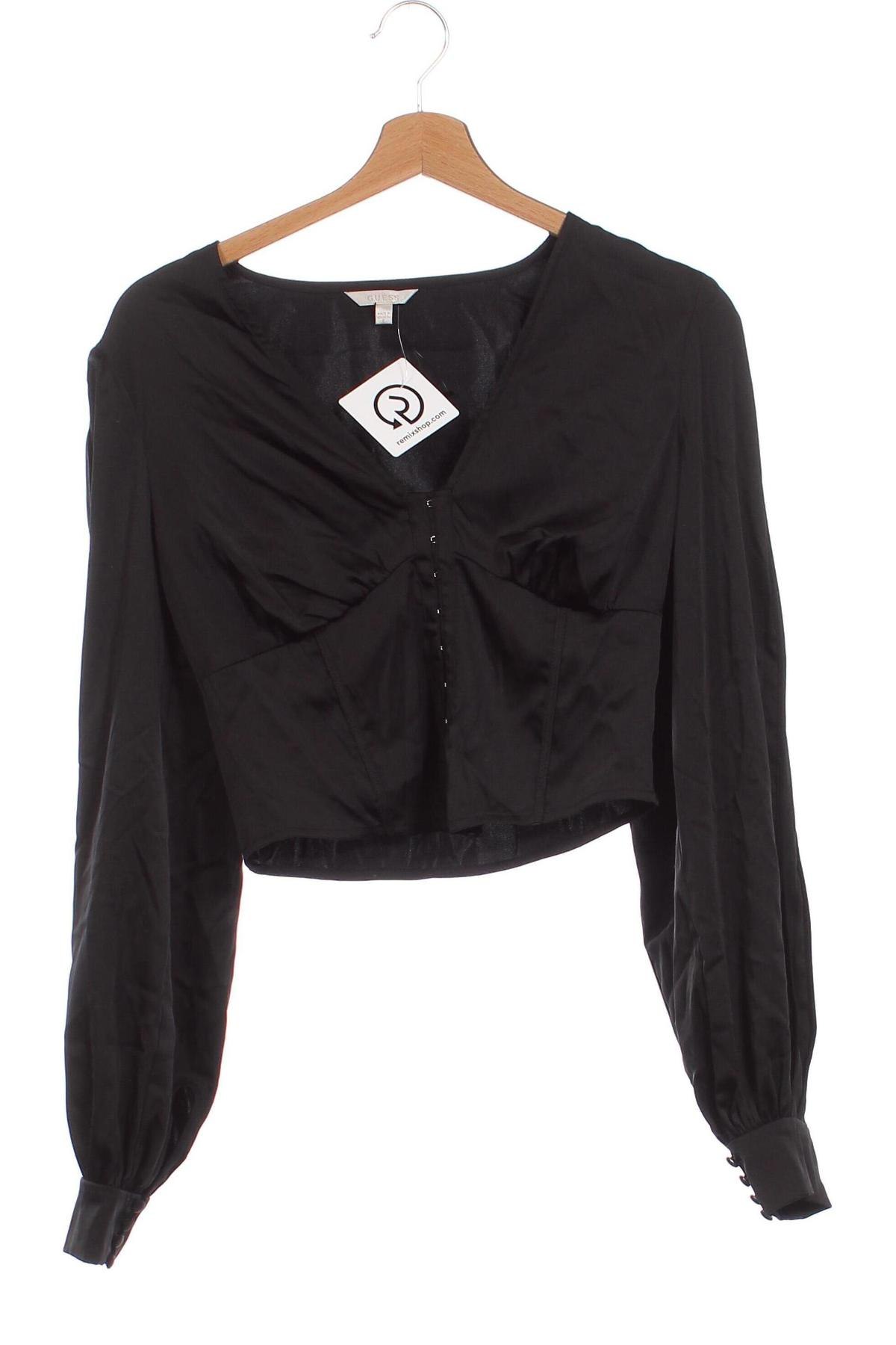 Γυναικείο πουκάμισο Guess, Μέγεθος S, Χρώμα Μαύρο, Τιμή 70,10 €