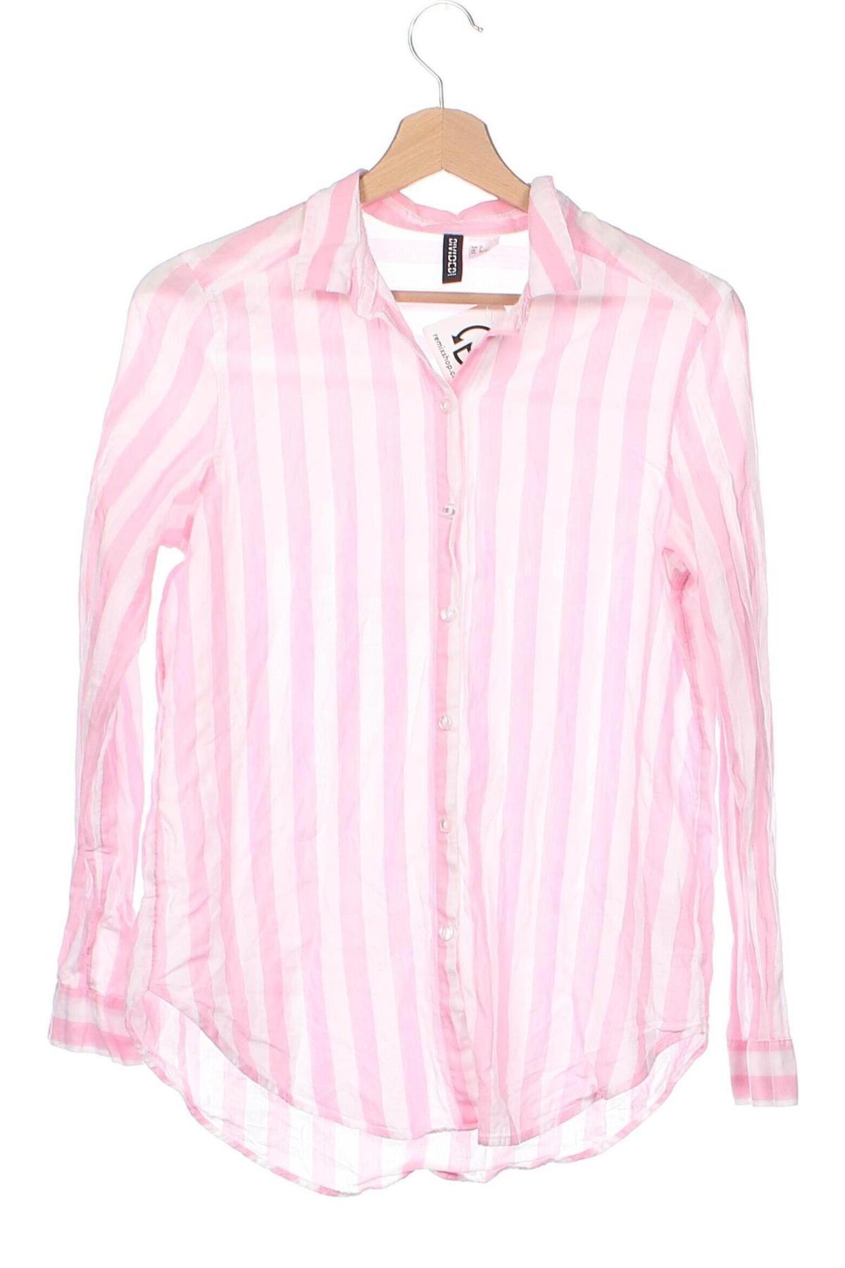 Дамска риза H&M Divided, Размер XS, Цвят Многоцветен, Цена 14,30 лв.