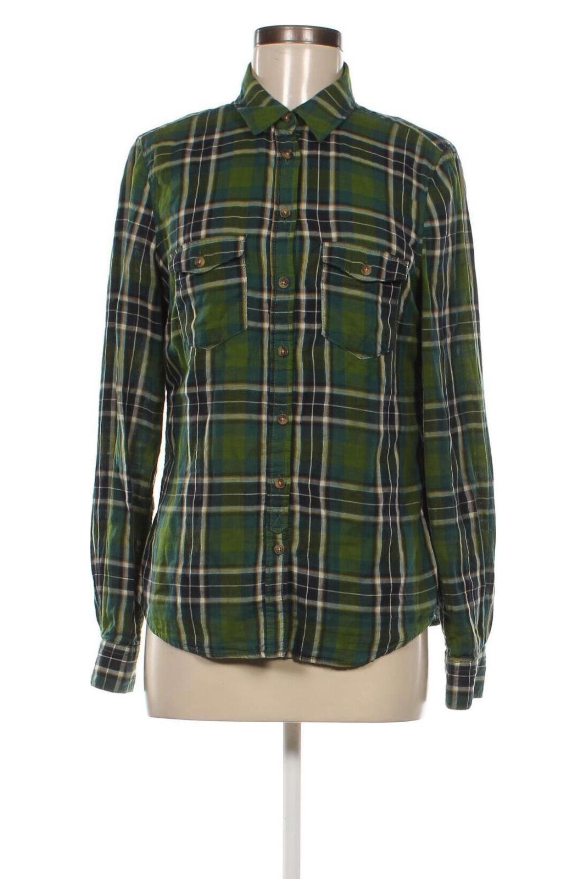 Γυναικείο πουκάμισο H&M L.O.G.G., Μέγεθος M, Χρώμα Πράσινο, Τιμή 6,16 €